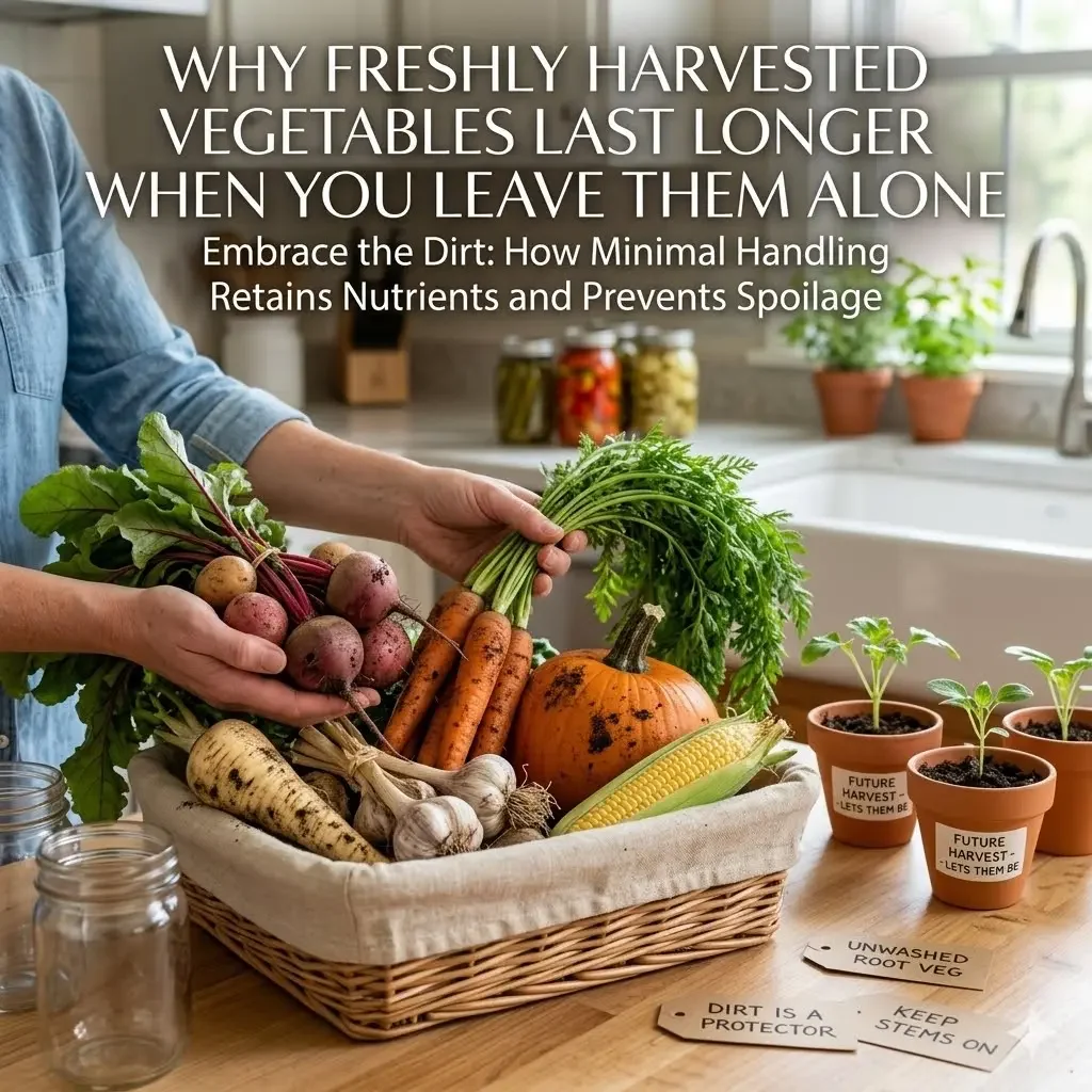 Why Freshly Harvested Vegetables Last Longer When You Leave Them Alone