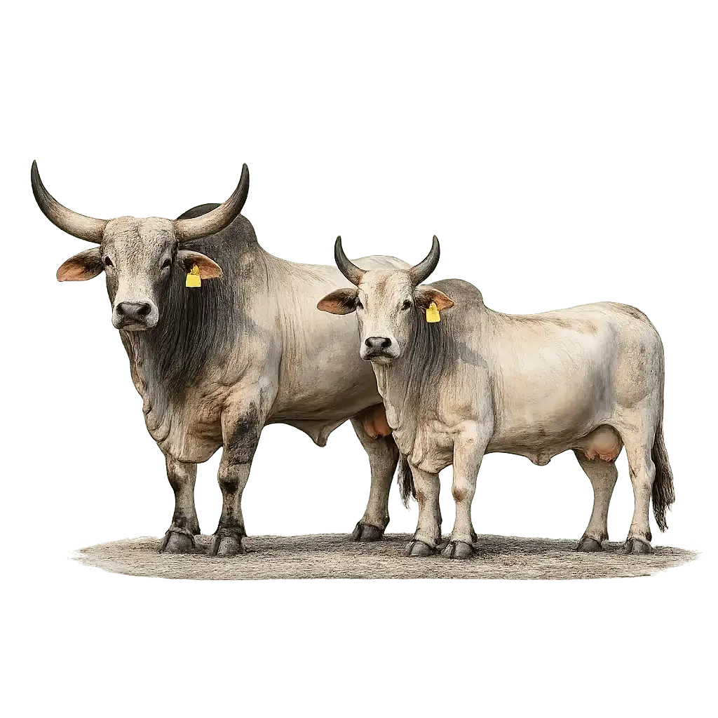 Zebu Bull Cow