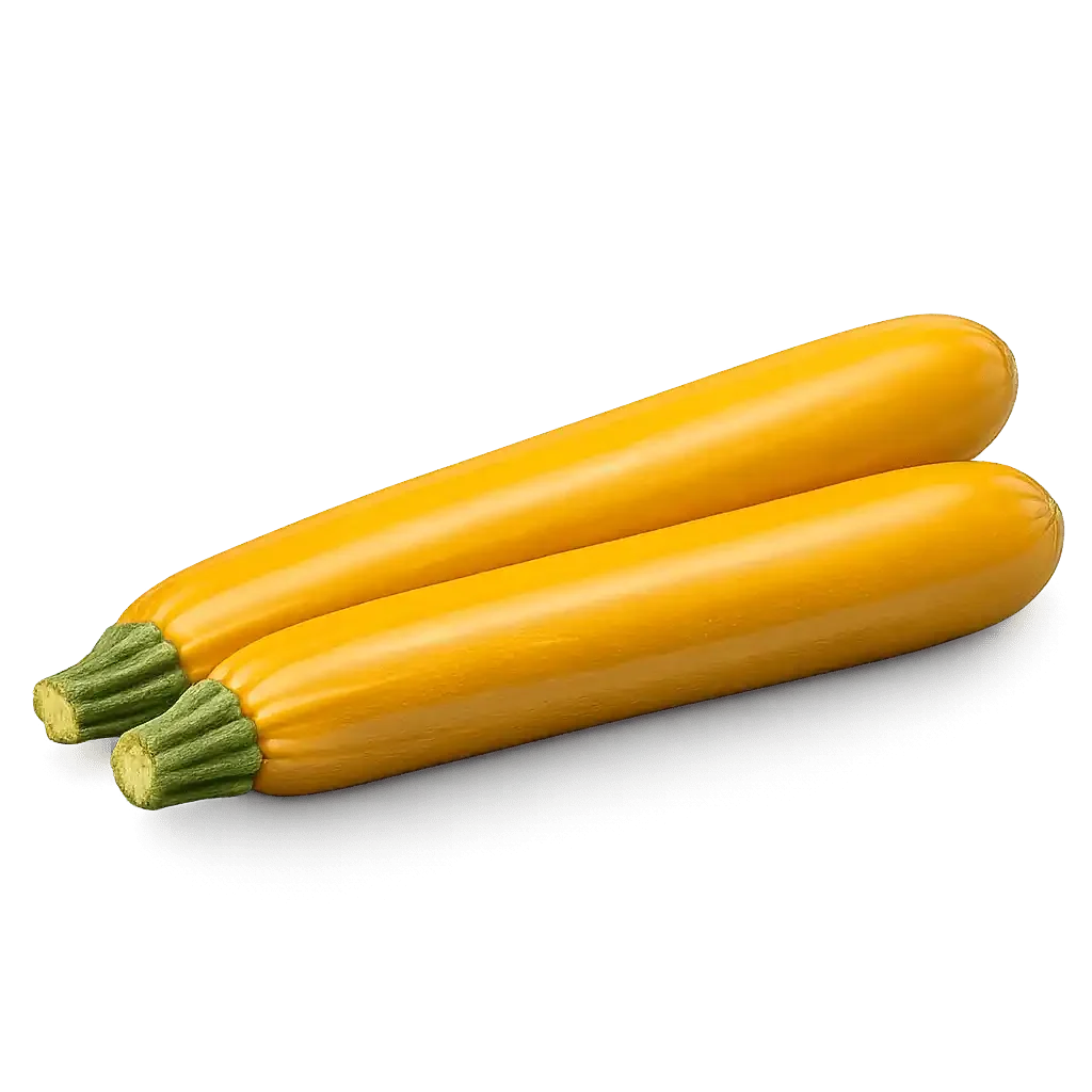 Bright yellow Golden Glory Zucchini