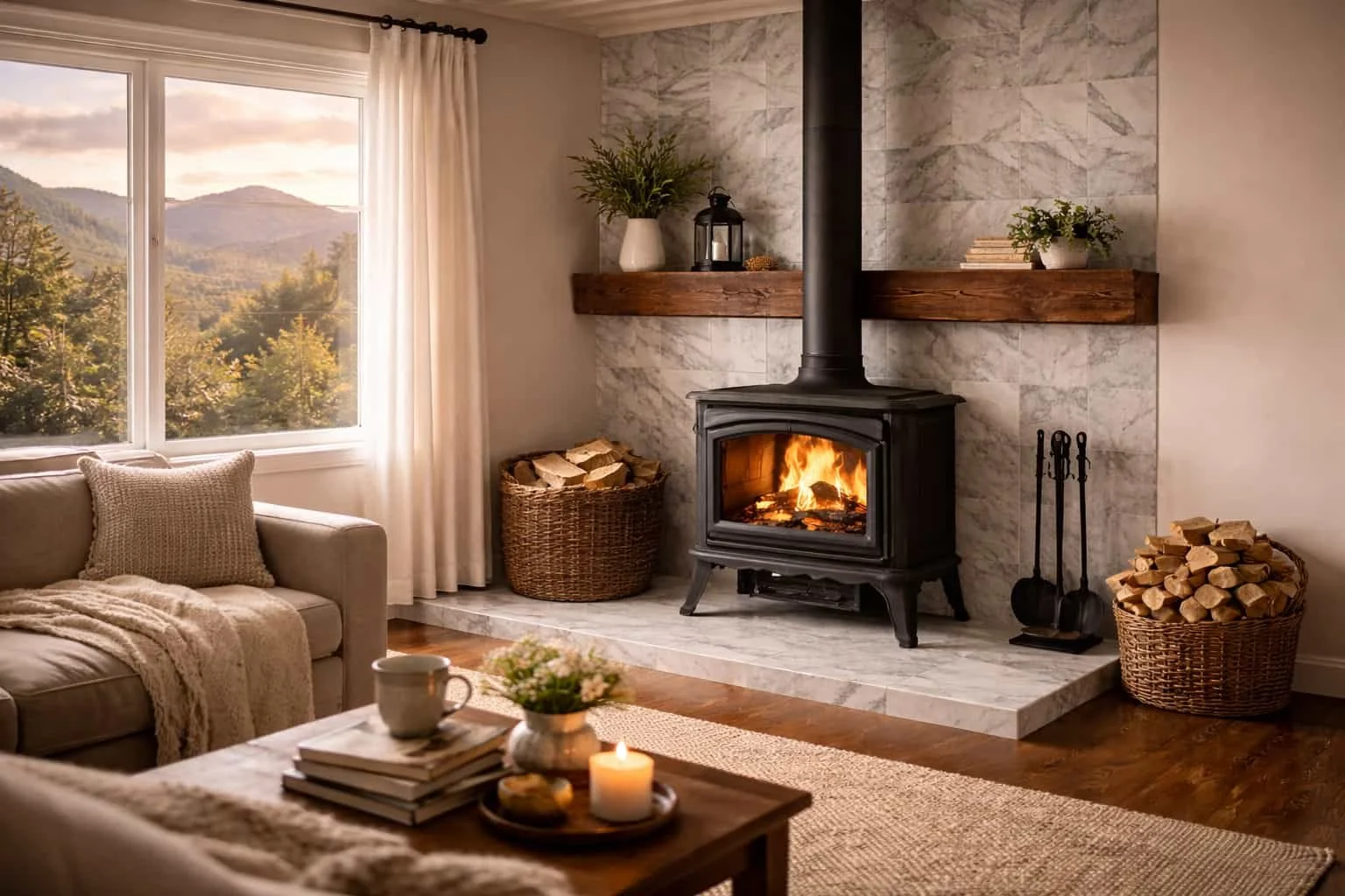 Bluebirds feeding their hungry chicks