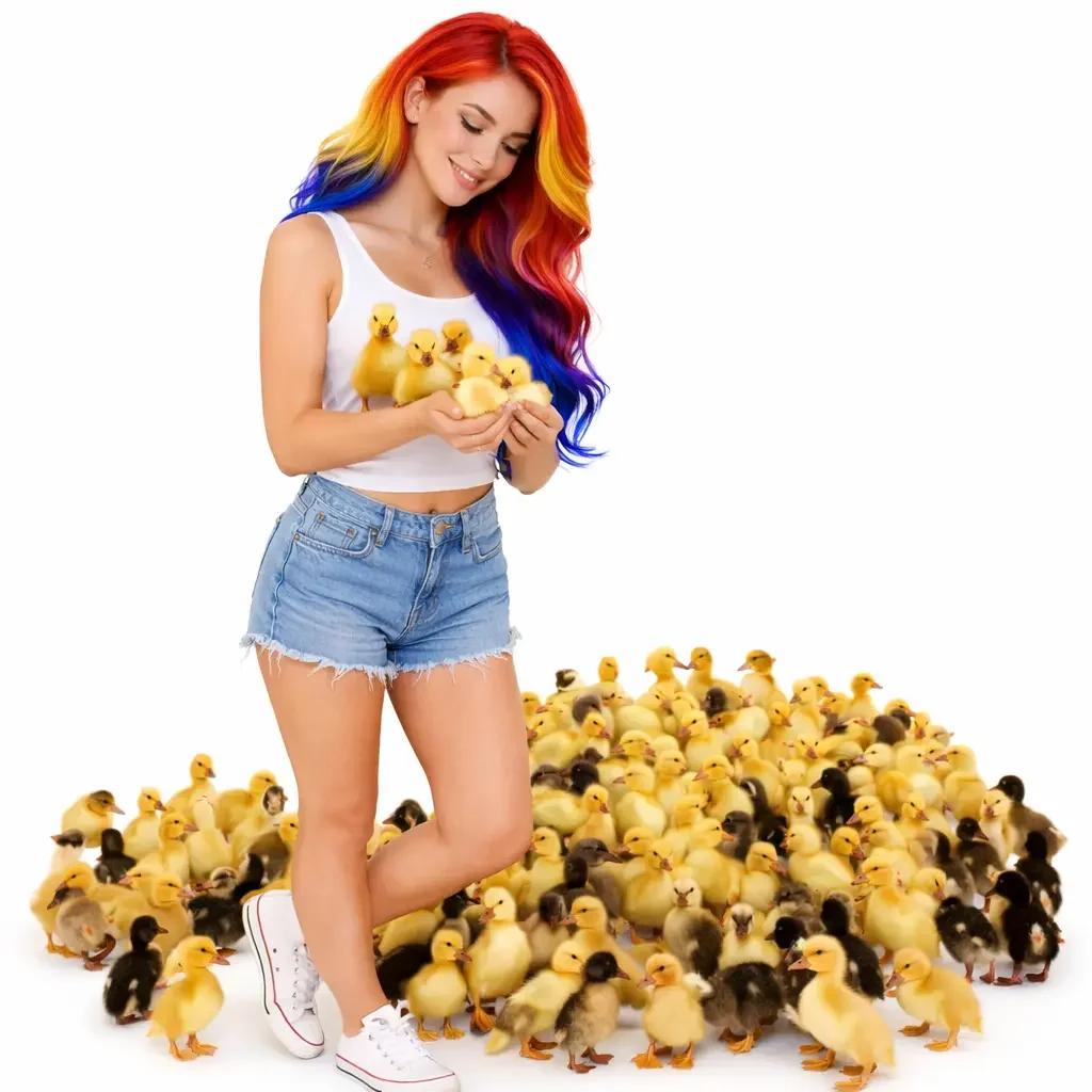 Ducks with women