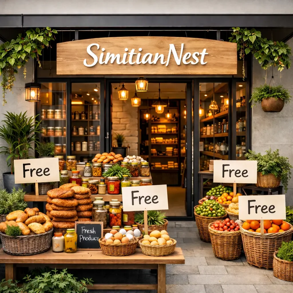 Fresh produce and free offerings