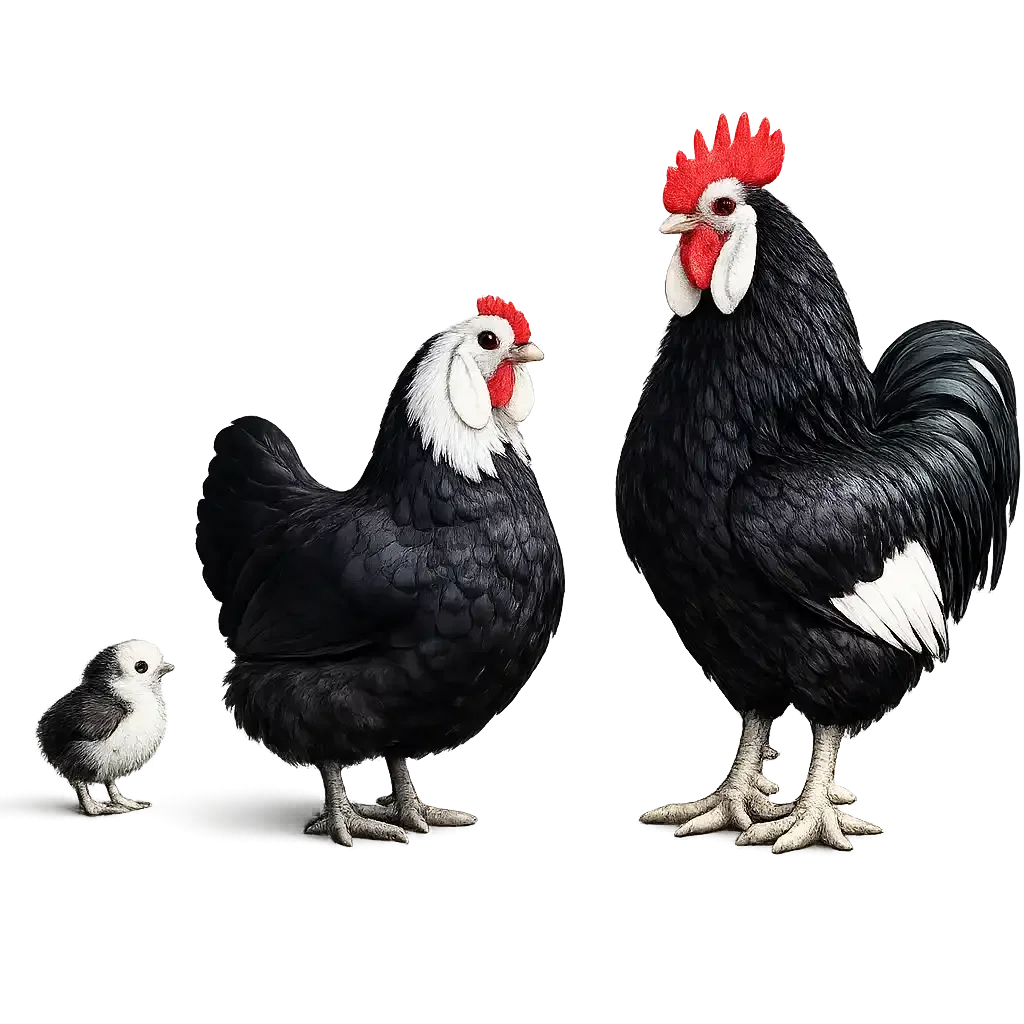 White Faced Black Spanish Bantam