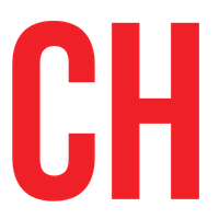 Red and black logo with large red letters 'CH' on a black background.
