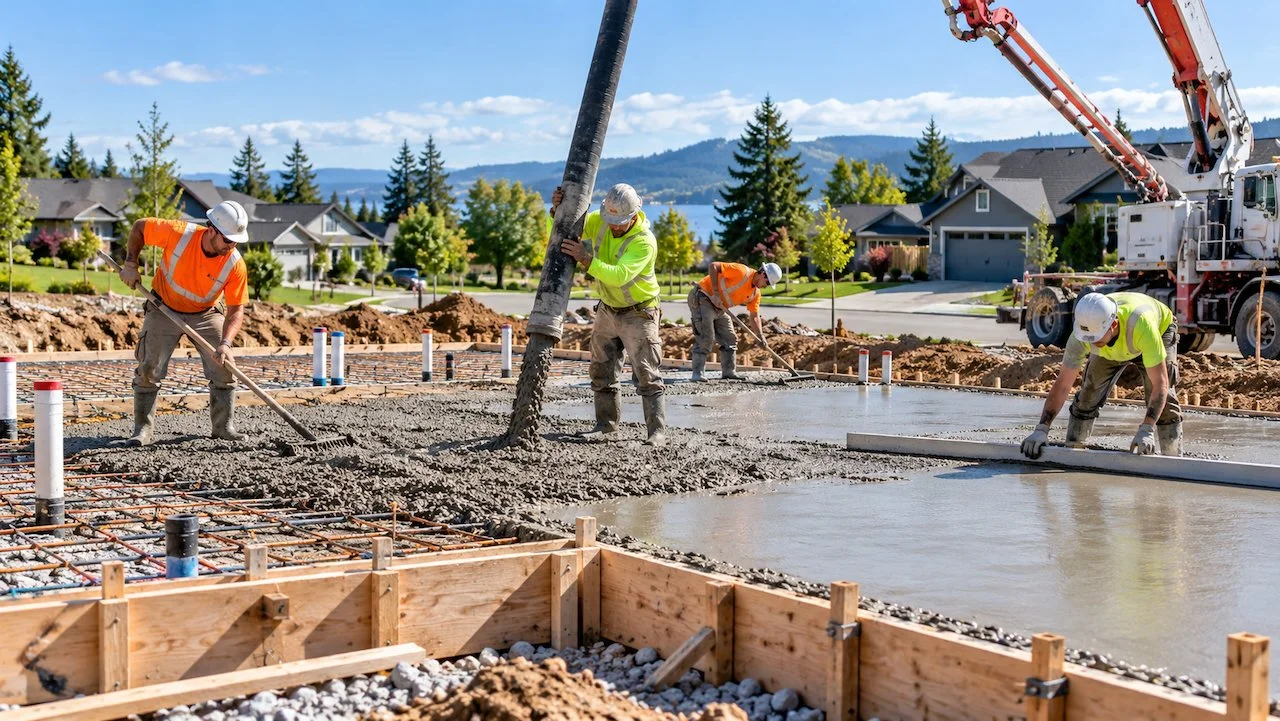 Why building on a monolithic slab is so cost effective?