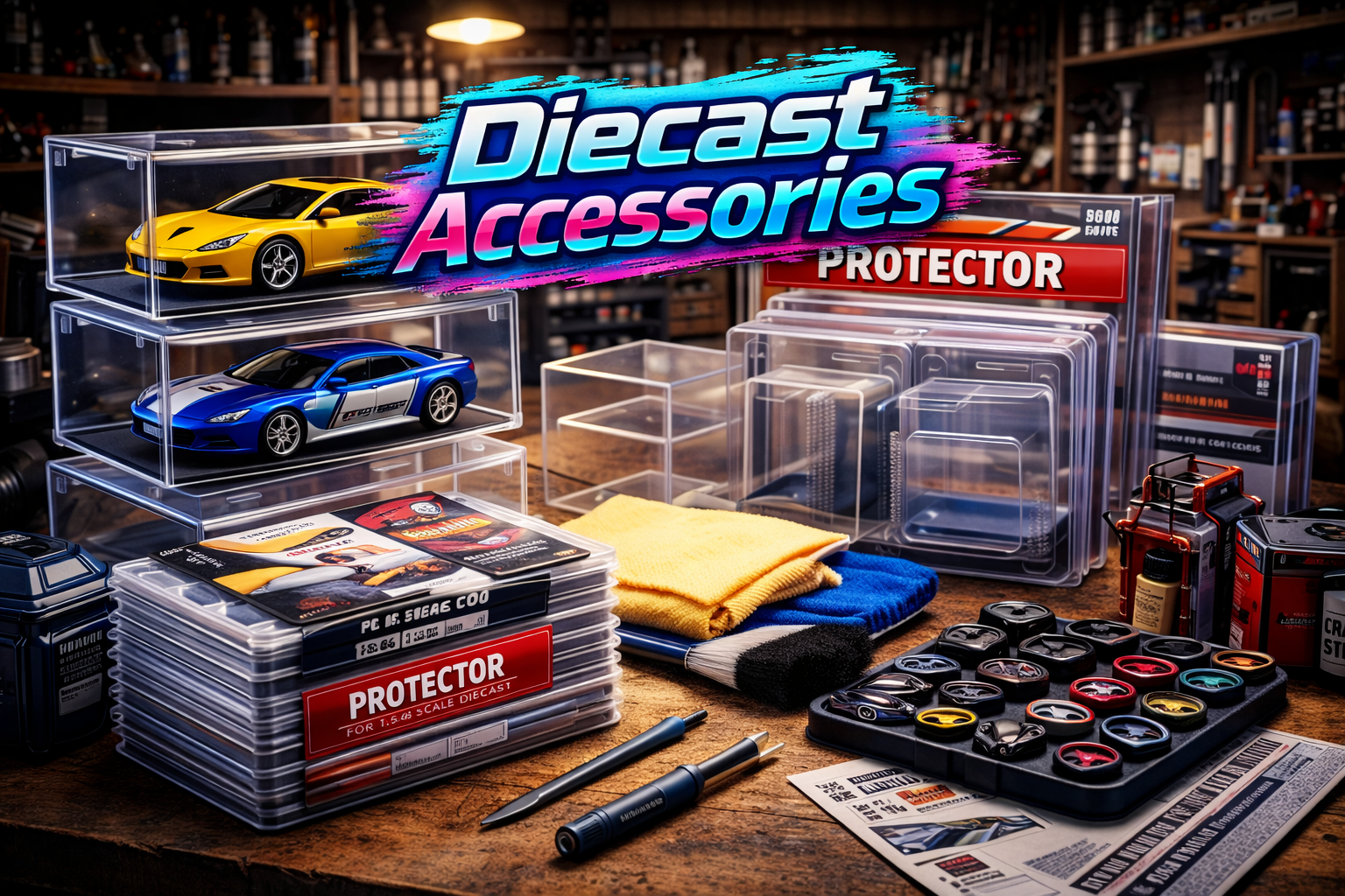 Cushing Diecast Garage Accessories store