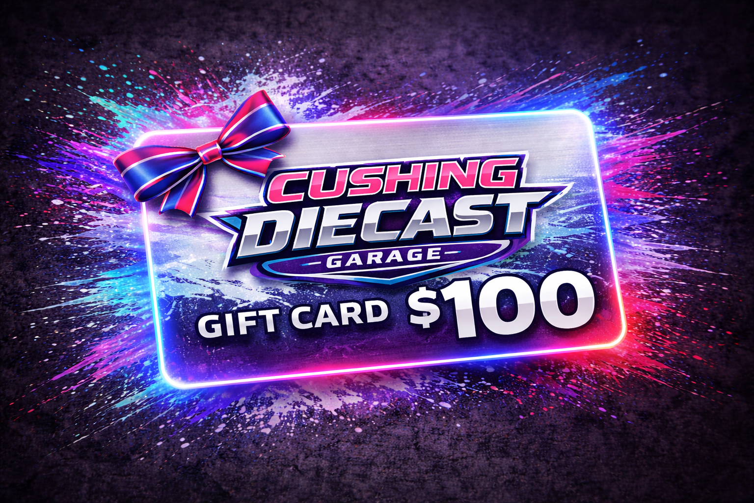 Cushing Diecast Garage Digital Gift Card - $100.00