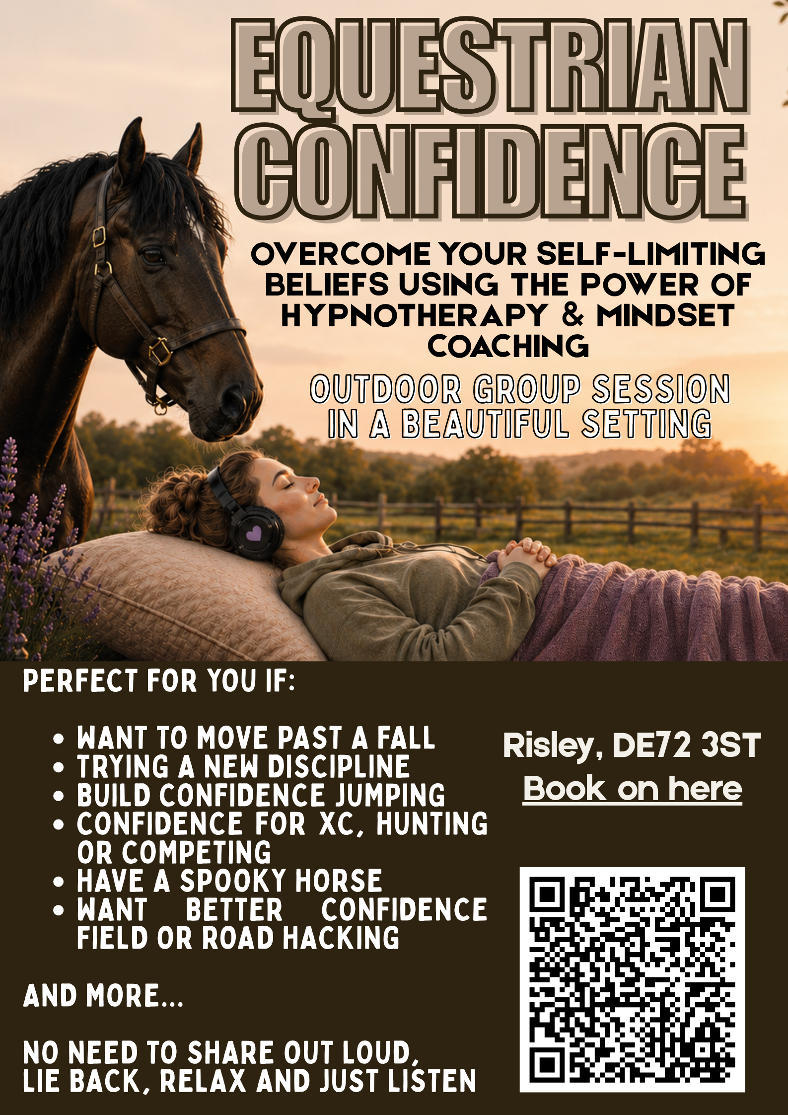 Horse Rider Confidence Group Hypnotherapy & Equestrian Mindset Coaching Experience