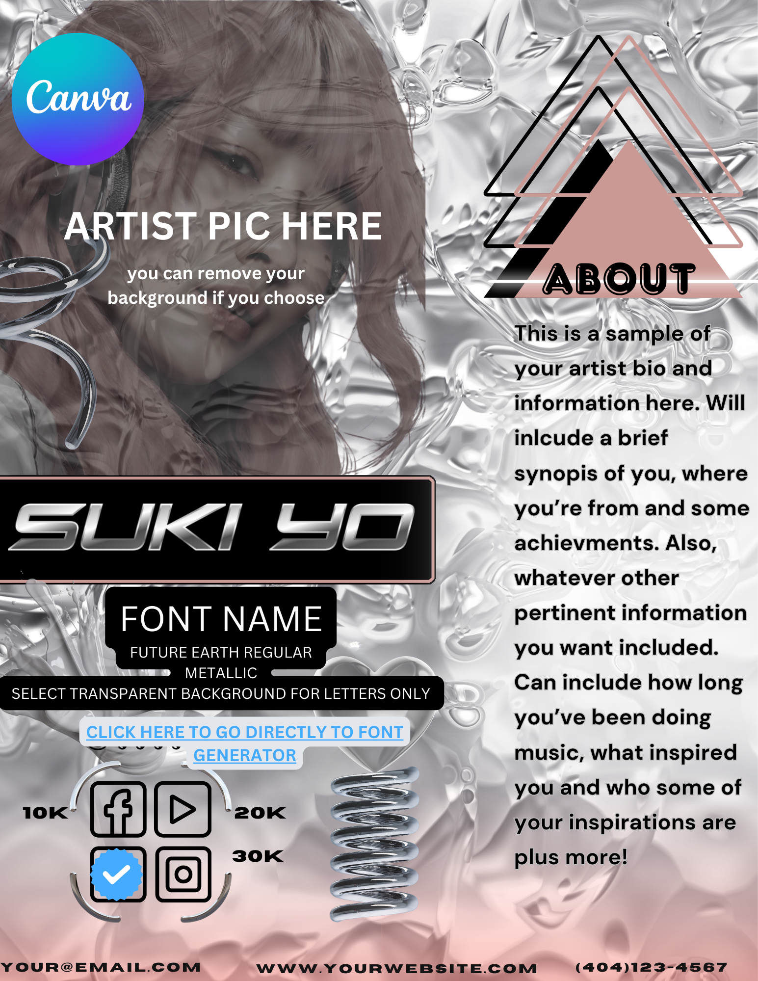 Single File Artist artist one sheet — GRIND FORCE RECORDS