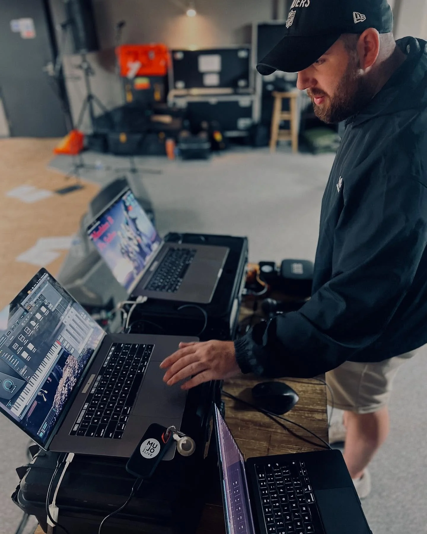 Glastonbury was a wild one. 
&bull; I had a hand in looking after Pa Salieu&rsquo;s show, programming &amp; facilitating playback, operated by Mr @joemutton 
&bull; Operating PB for Myles Smith on Woodsies 
&bull; Operating PB for MJ Cole on Glade 
&