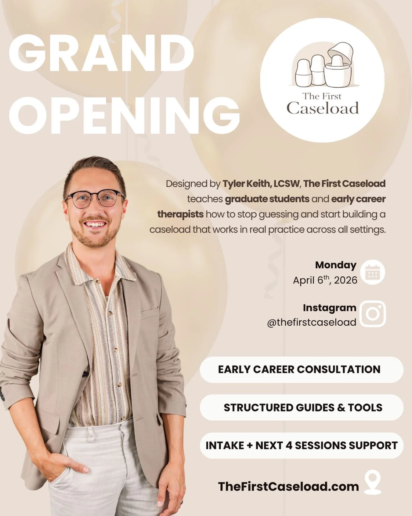 The First Caseload is officially here! 🥳

If you&rsquo;re graduating, starting practicum, or stepping into internship this Fall&hellip; seriously, congratulations!! You chose a path that asks a lot of you and it matters.

Also&hellip; it is ok if yo