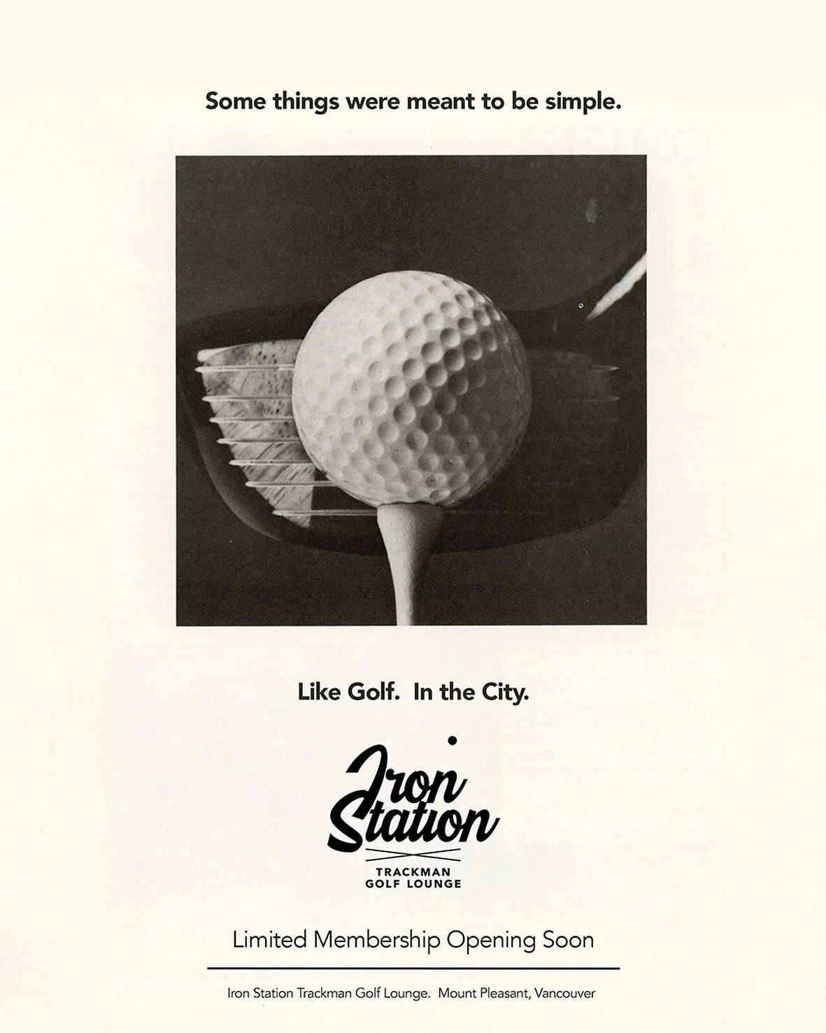 The kind of appointment that looks good in a day timer. 

#IronAgeofGolf #GolfintheCity #yvrgolf #vancouvergolfclub #indoorgolf