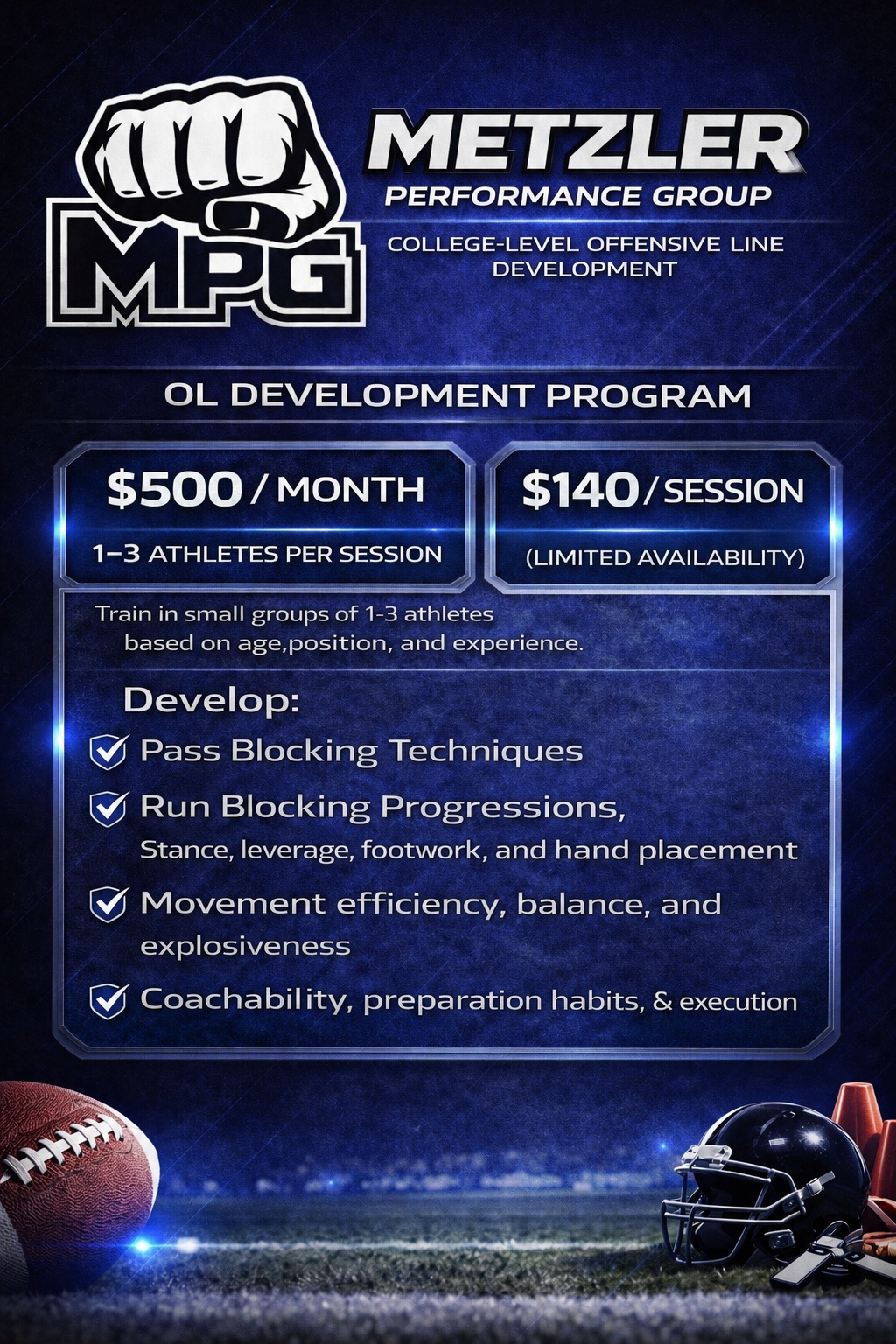 OL DEVELOPMENT - SINGLE SESSION