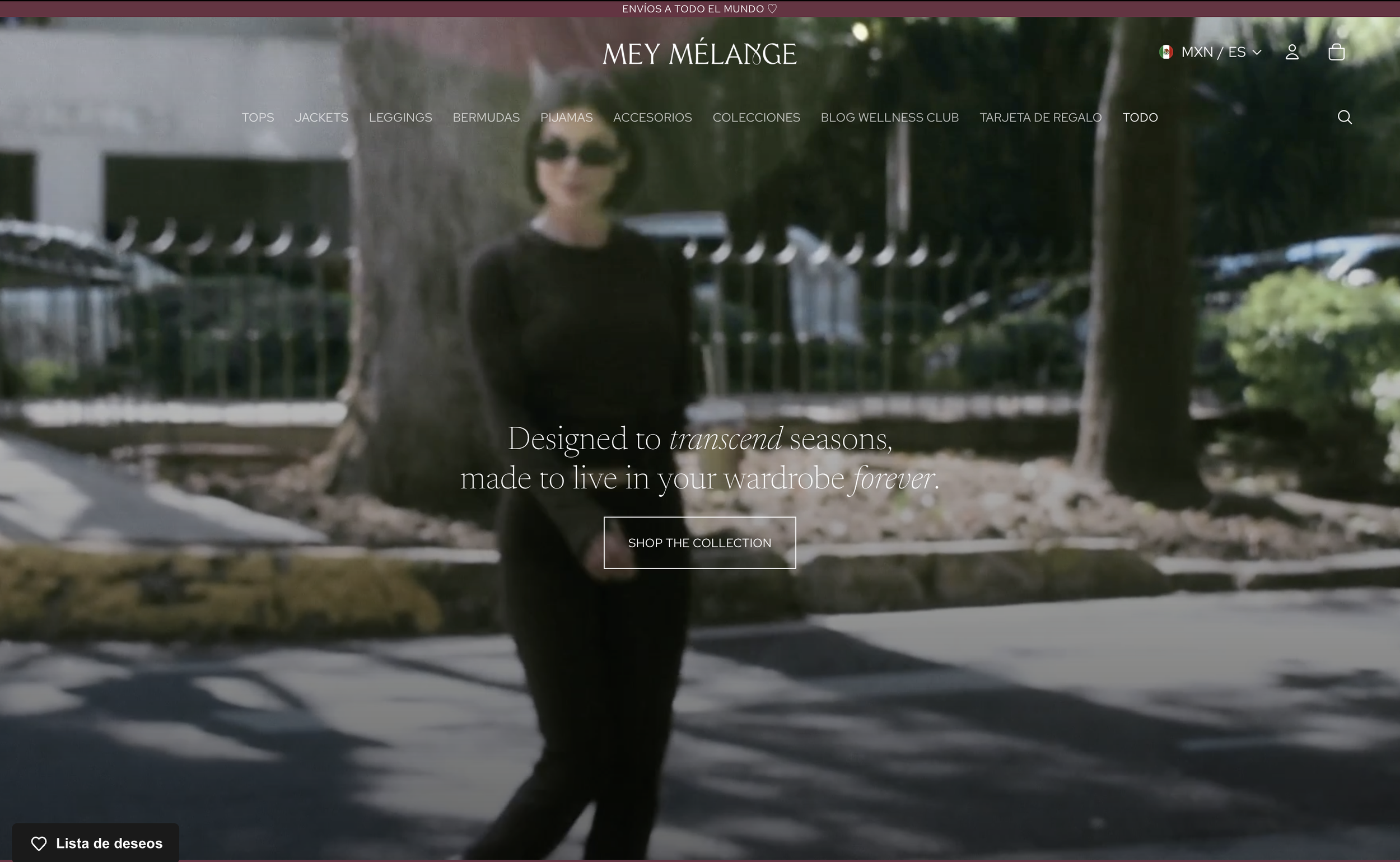 Tienda Online Web Mey Mélange