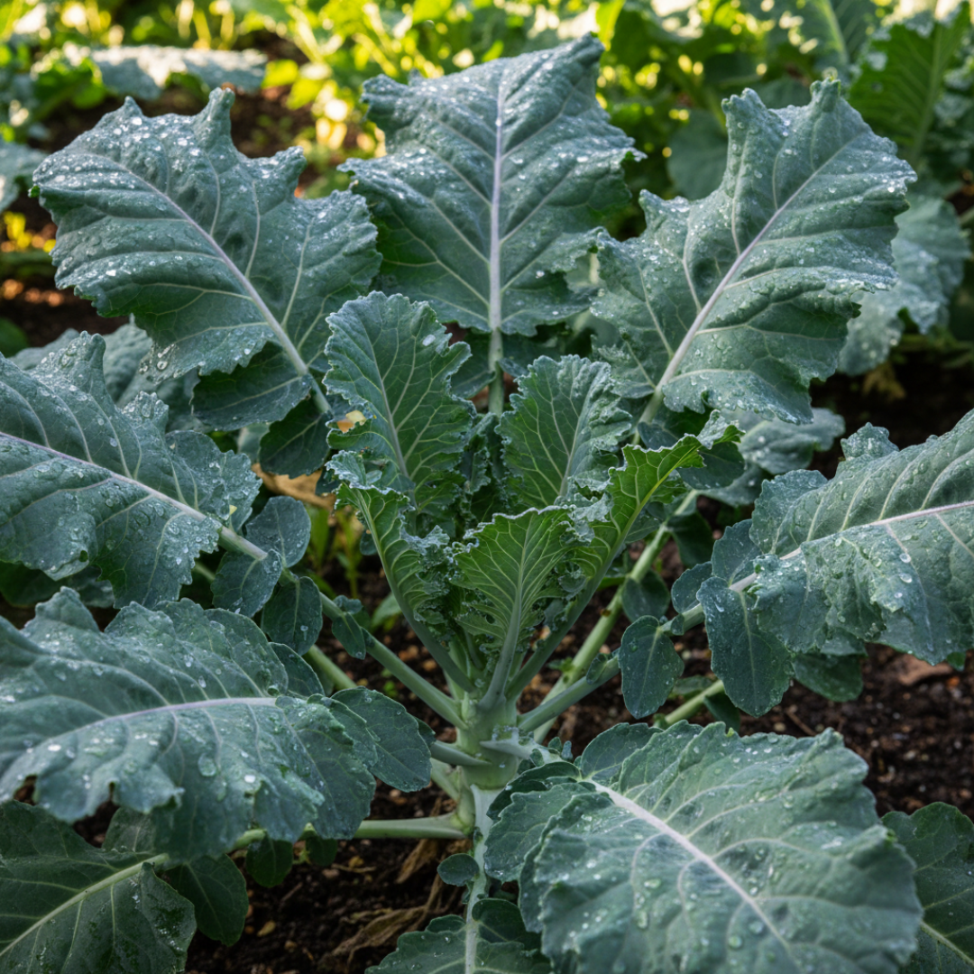 Folhas de Couves  de Bróculos