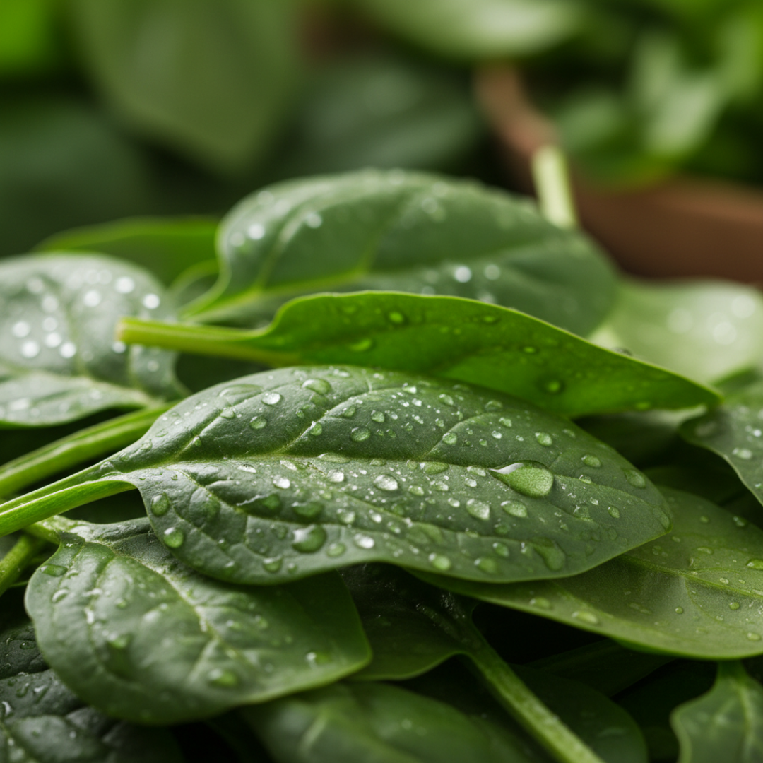 Folhas de  Espinafres