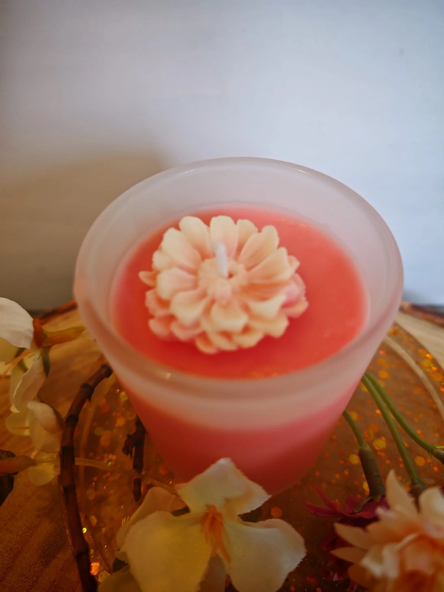 Ylang ylang flower candle