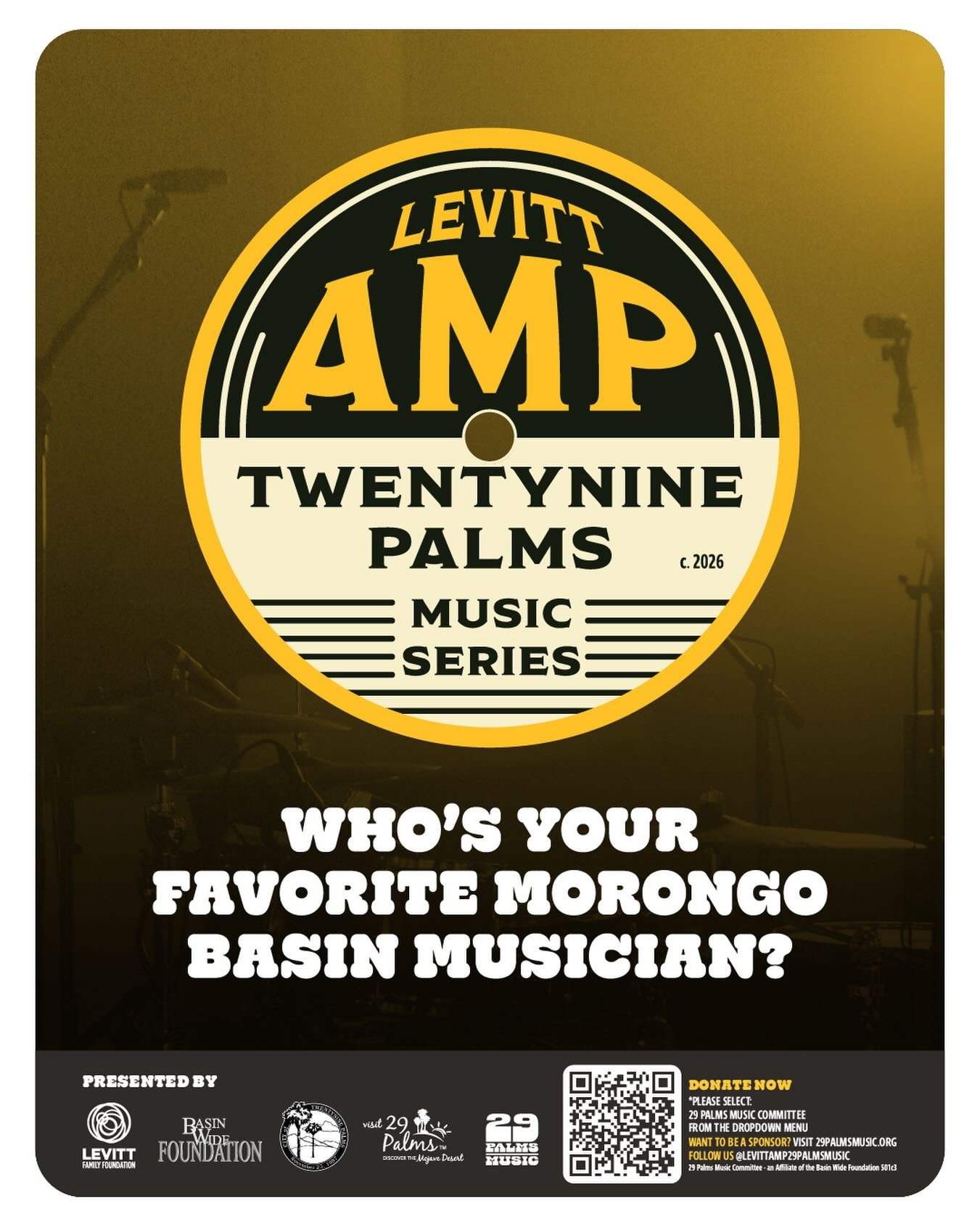 🎸 We want to know&mdash;who rocks the basin better than anyone else? Tag your favorites in the comments!

#levittamp #twentyninepalms #joshuatree #yuccavalley #livemusic