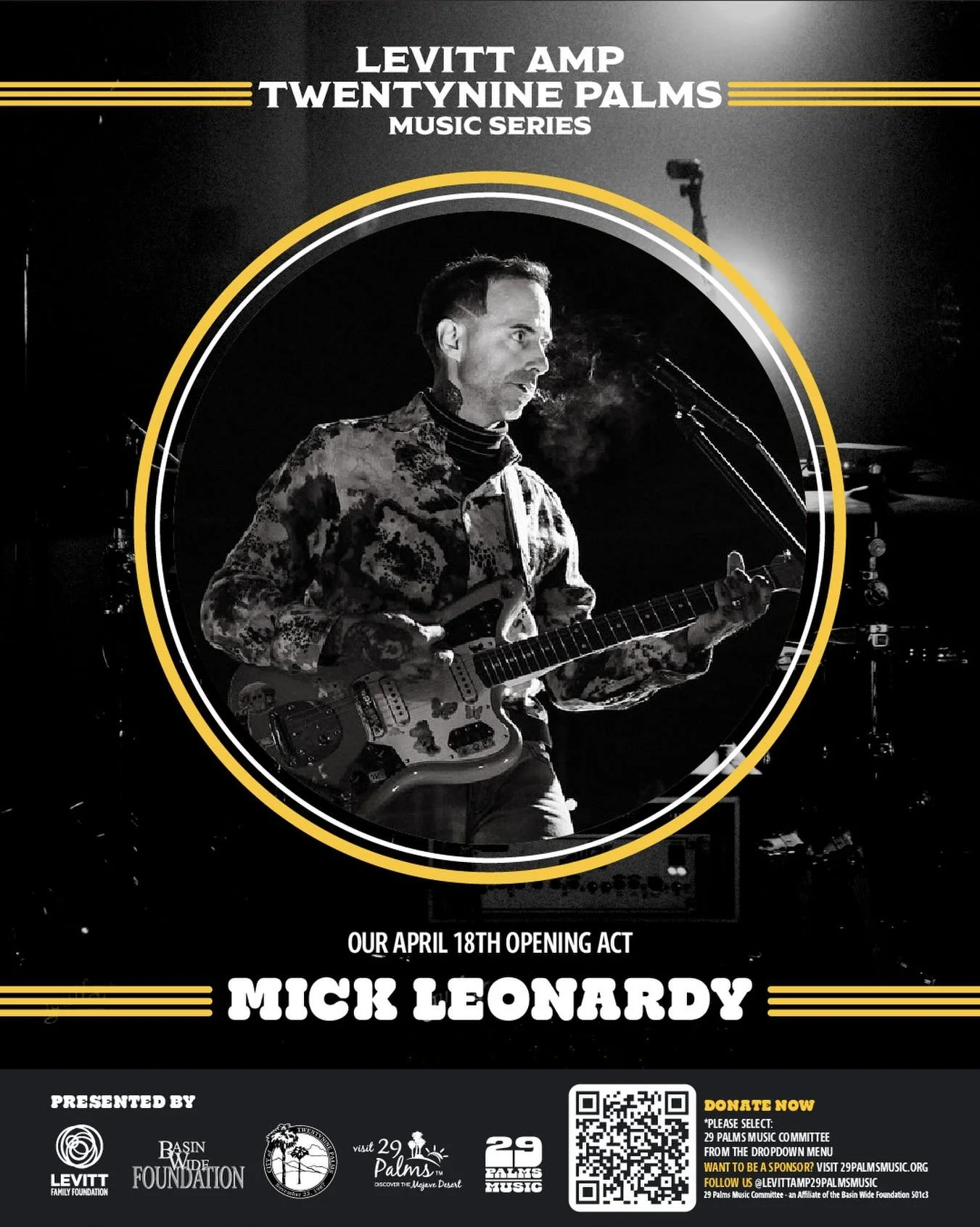 Who&rsquo;s ready to party? Meet our April 18th opening act, Mick Leonardy!

Mick Leonardy is a prolific songwriter, storyteller, and performer; who&rsquo;s energy can only be described as a box full of snarling, feral, weasels. 

Catch him this Satu