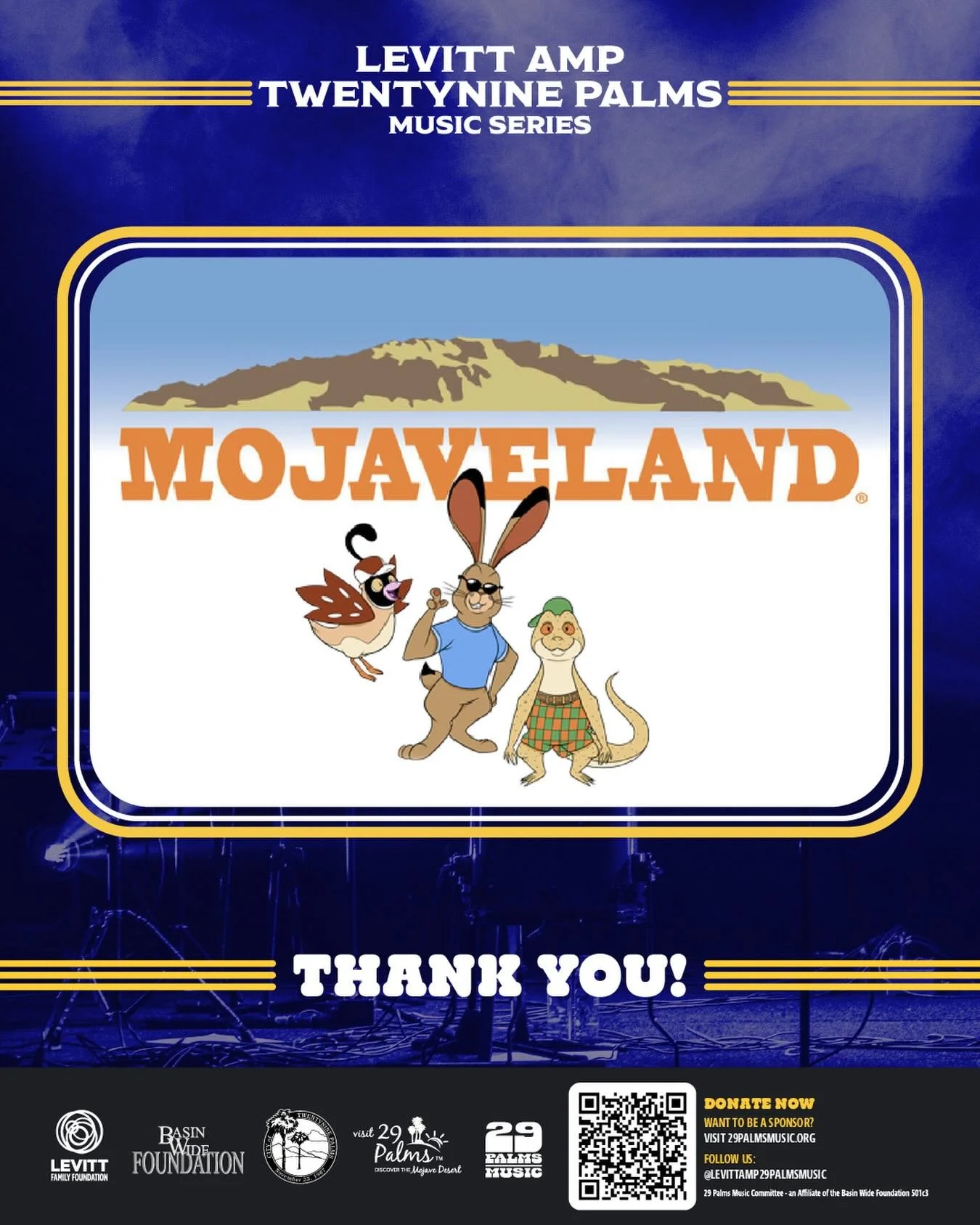 As our final show nears, we wanted to take a step back to thank Anna Stump and her Mobile Mojaveland golf course ⛳️ 

Not only did Anna campaign vigilantly to help us earn our Levitt AMP grant, she&rsquo;s been a mainstay at every concert! Every Satu