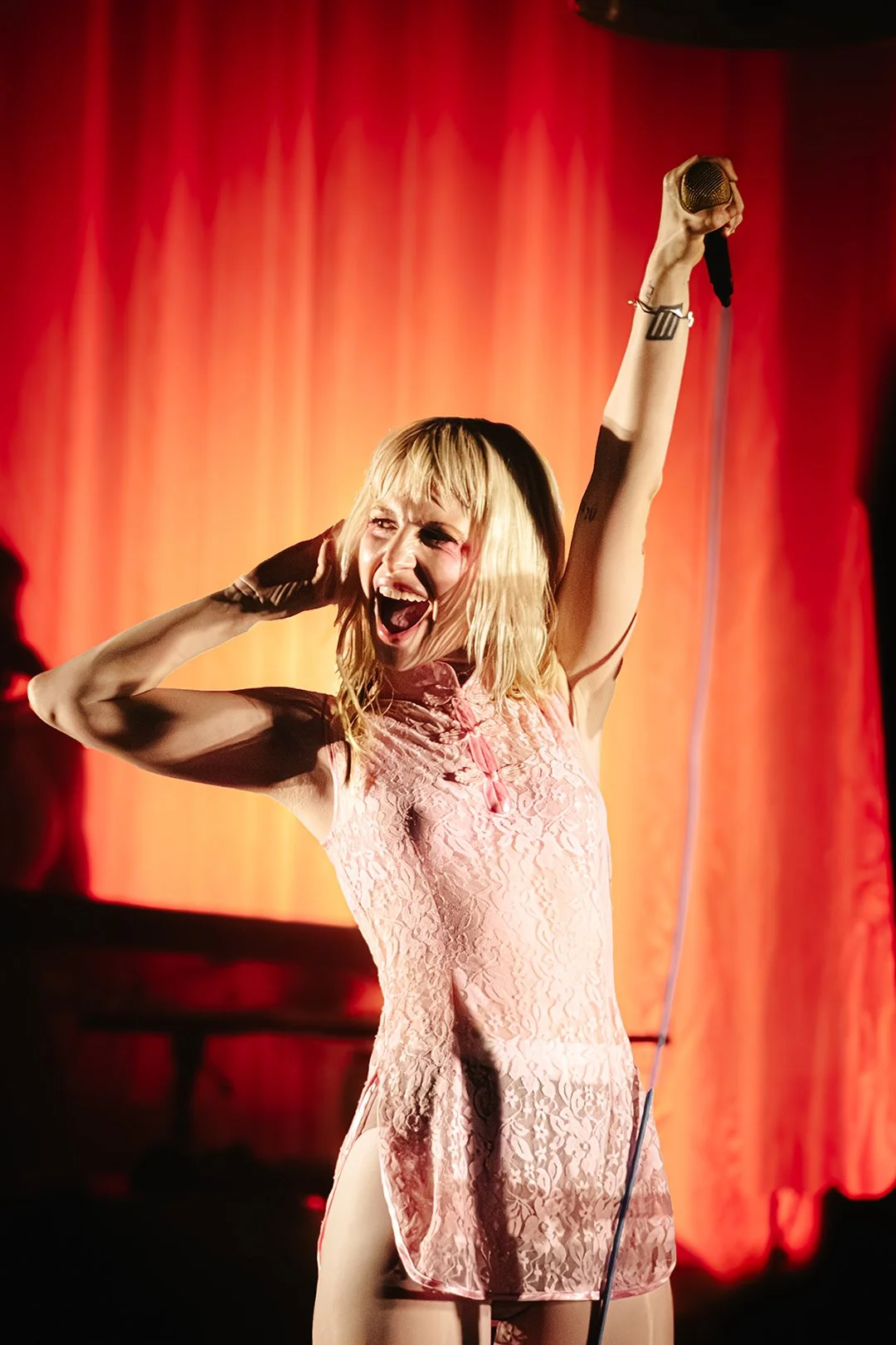 Hayley Williams at Manchester Academy. Shot from the crowd on a Sony RX100.