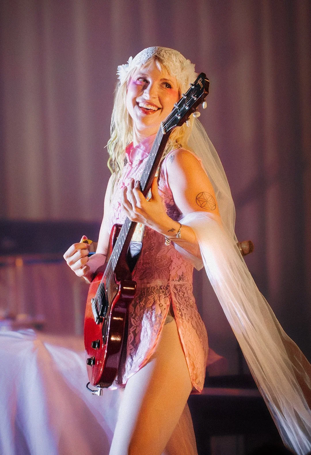 Hayley Williams at Manchester Academy. Shot from the crowd on a Sony RX100.