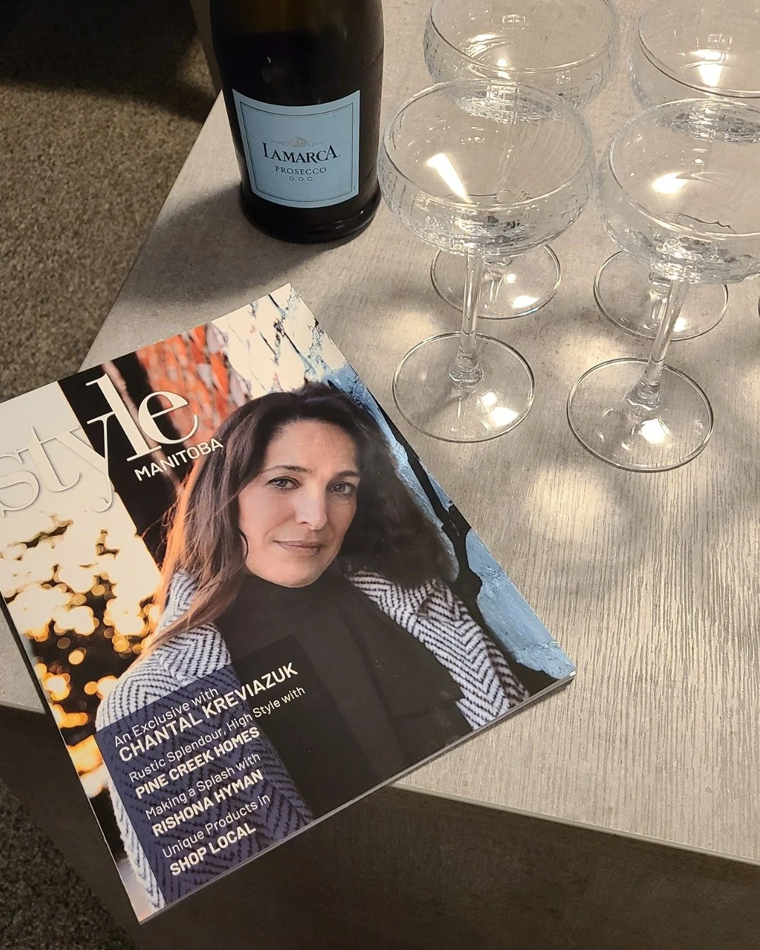 We are so grateful for the positive response to this summer's edition of Style Manitoba! We can't wait for everyone to read it as it hits mailboxes this week.

In the meantime, we'll be celebrating with some bubbly and working hard at promoting all t