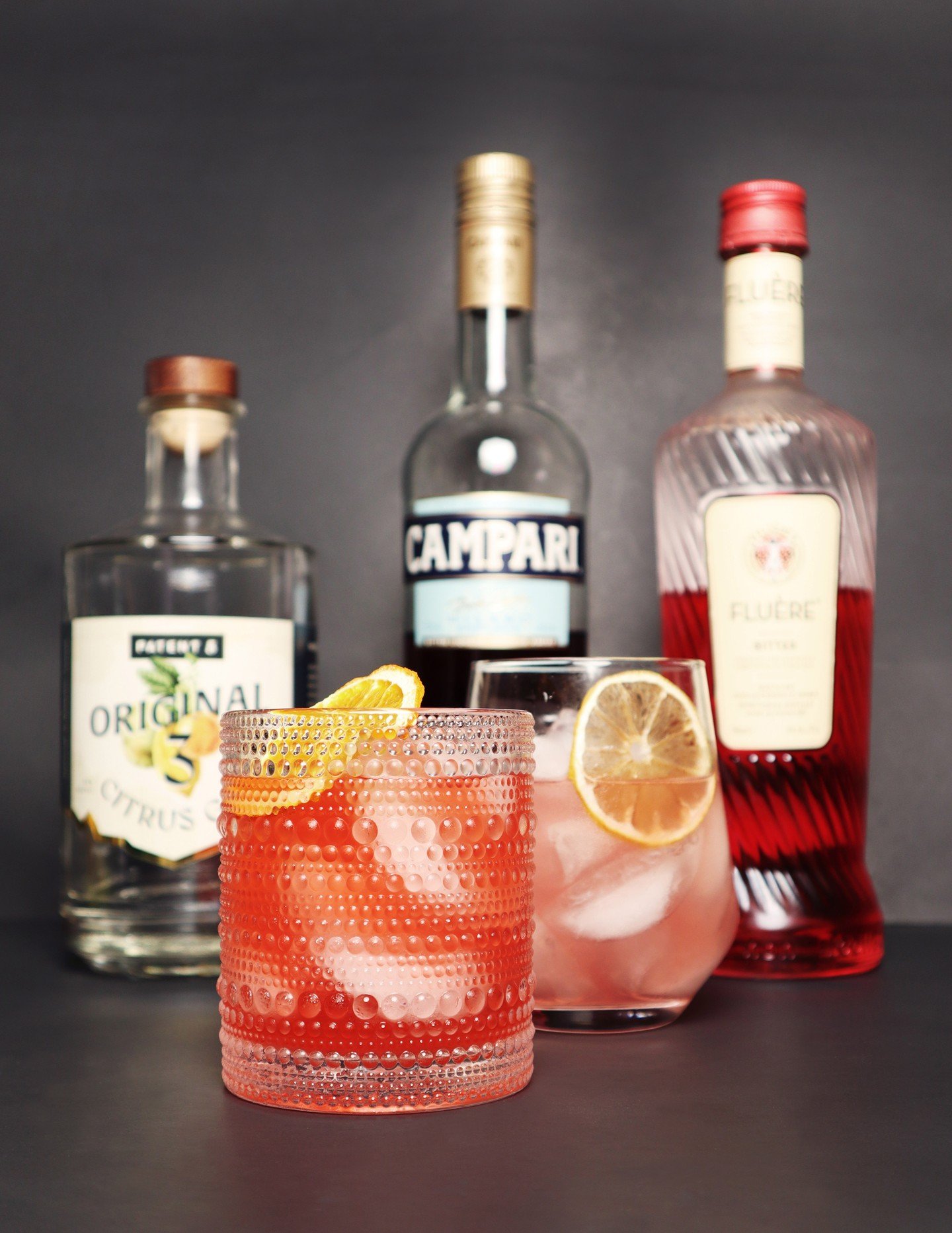 "I created a refreshing and complex drink that is easy to make with or without alcohol. These concoctions highlight some fun ingredients that are available locally, such as @patent5distillery Original 3 Citrus Gin in the cocktail and @fluere_dri