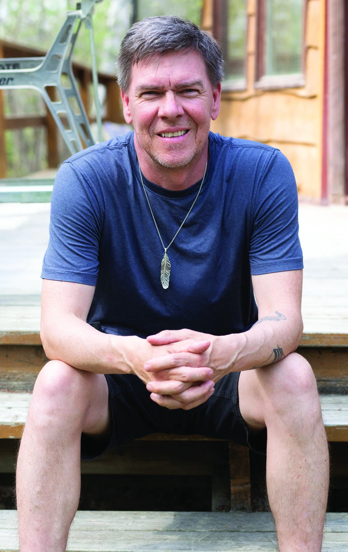 Greg&rsquo;s speciality is taking a stone that&rsquo;s an odd shape, naturally, and removing as little as possible: preserving the stone, honouring its shape, and &ndash; with time and observation &ndash; discovering what it&rsquo;s meant to be.

Lea