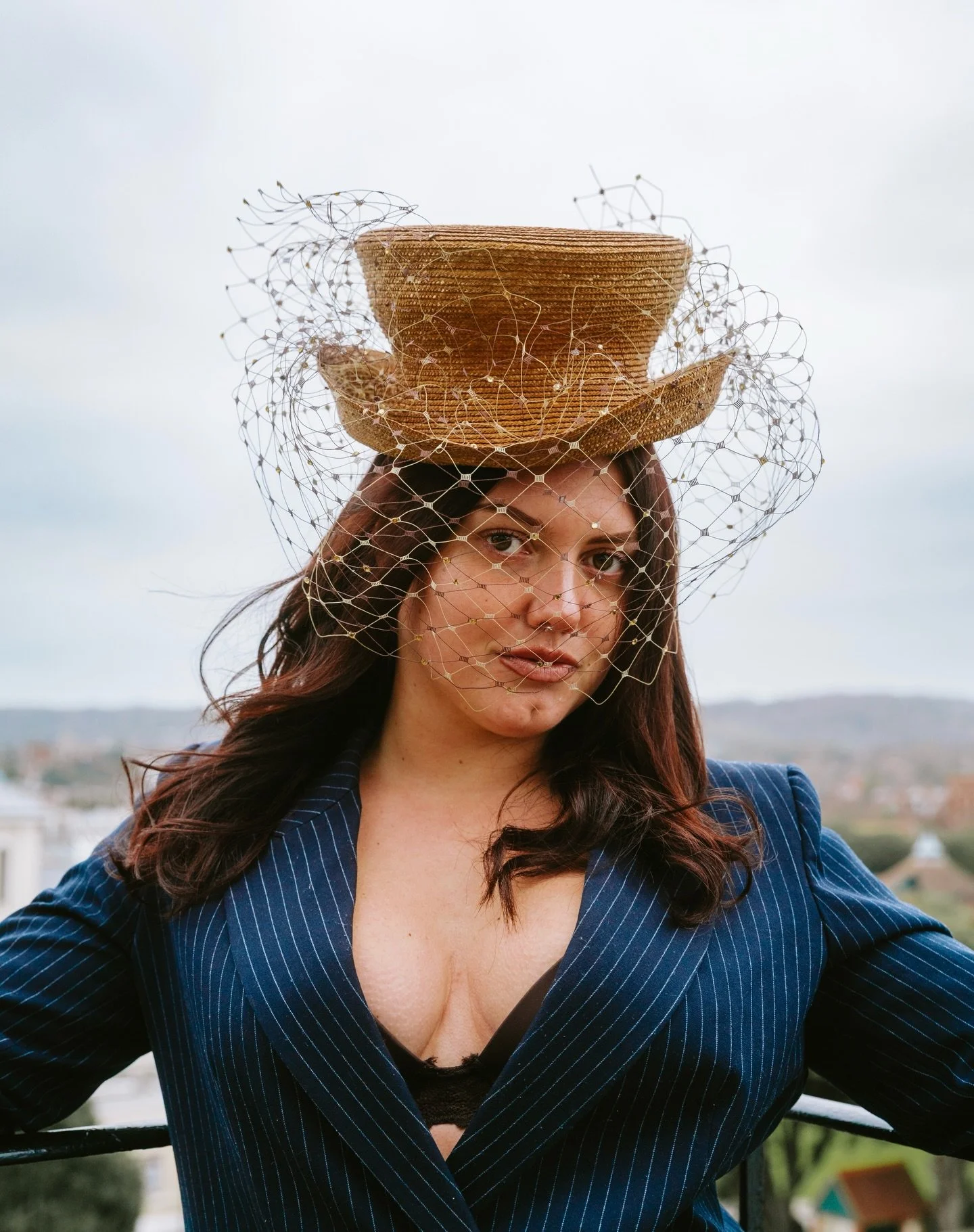 Strip straw top hat ...with major pazzaz 🎩

Photography 📸: @mca.media 

#tophats #hat #handmade #luxury #craft