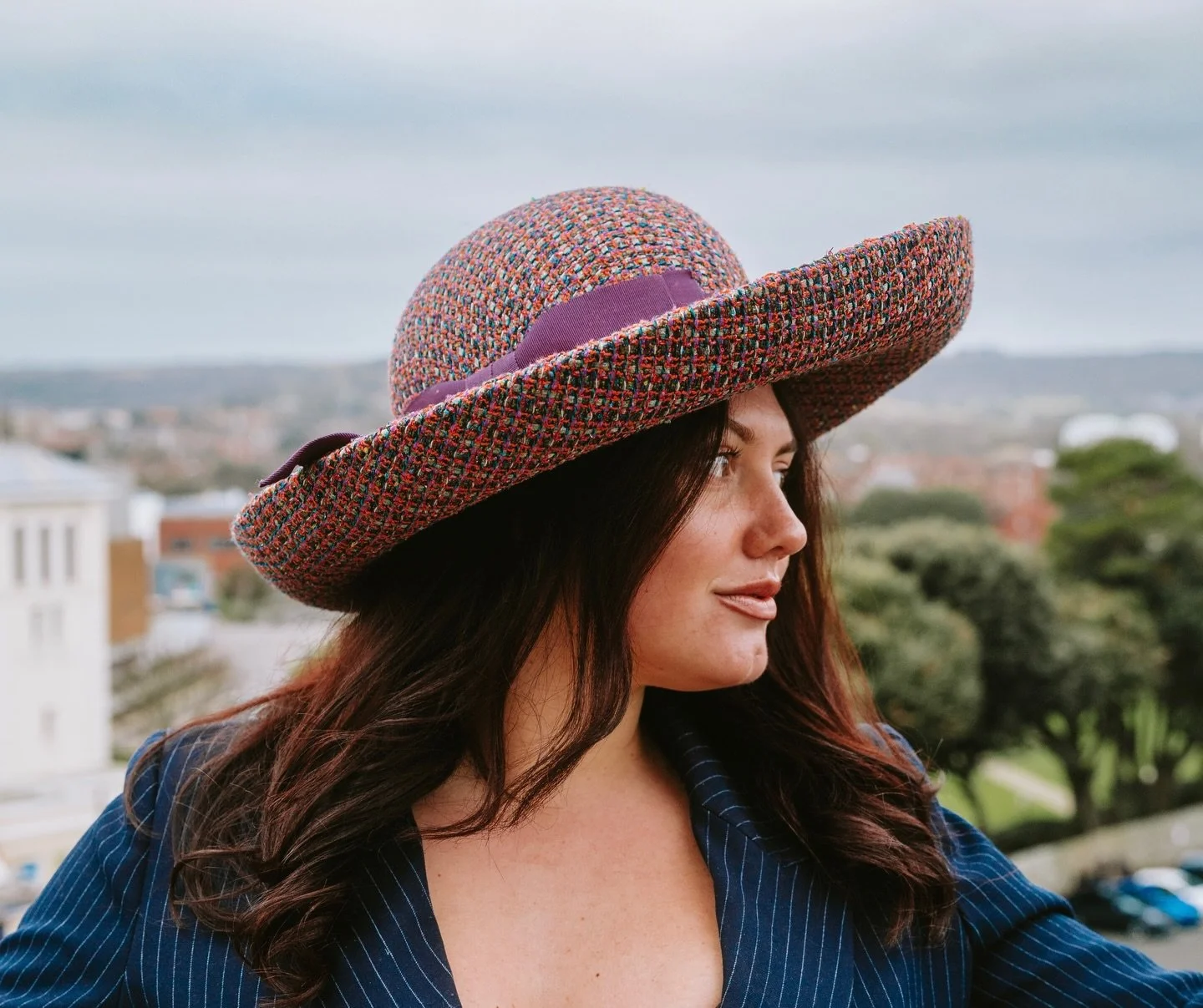 A confetti of colours in a magnificent tweed, simple yet undeniably classic🌈

Photography 📸: @mca.media 

#hat #royalascot #millinery #hats #handmade