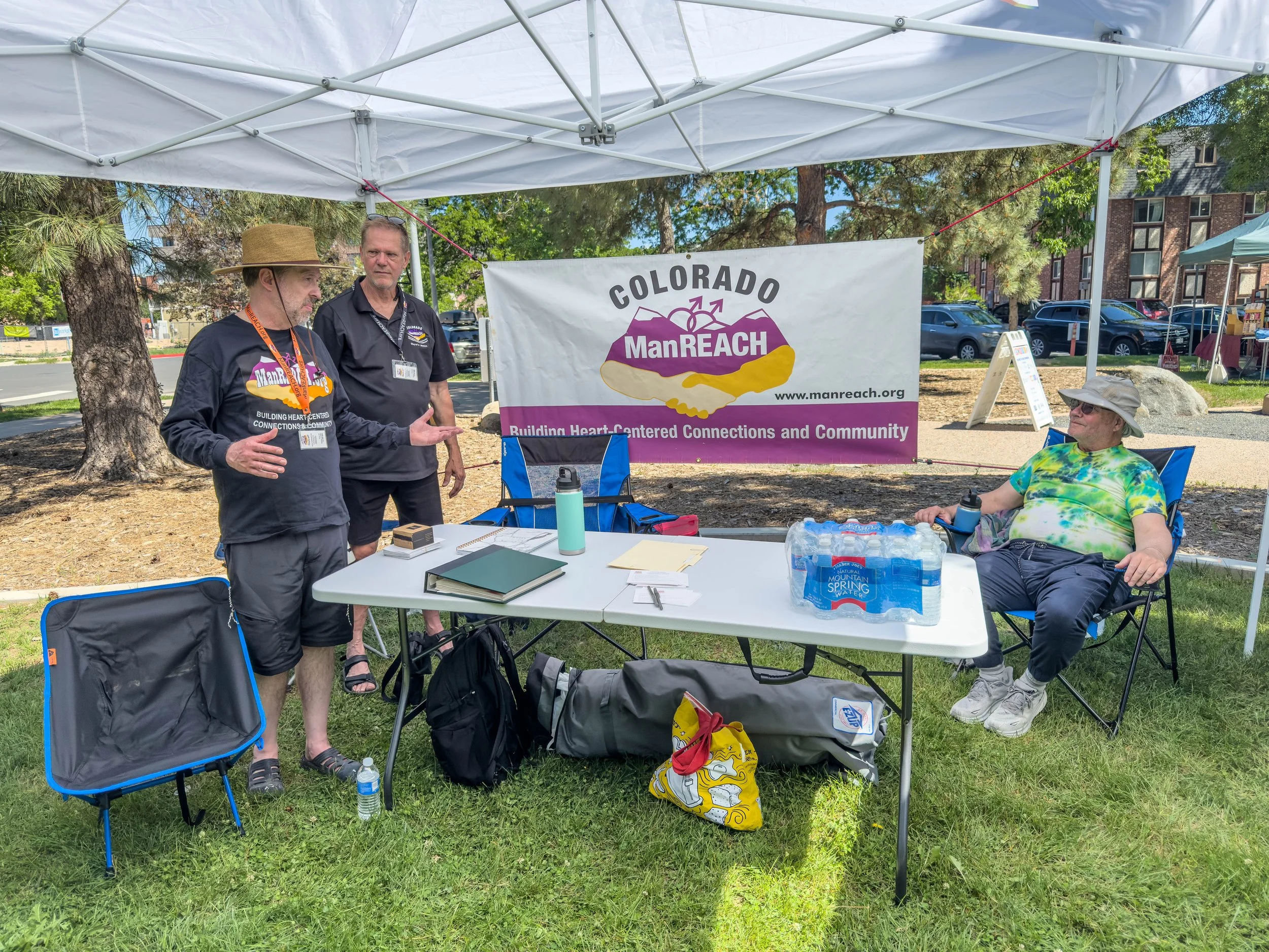 ManREACH at Fort Collins, CO Pride, June 2025