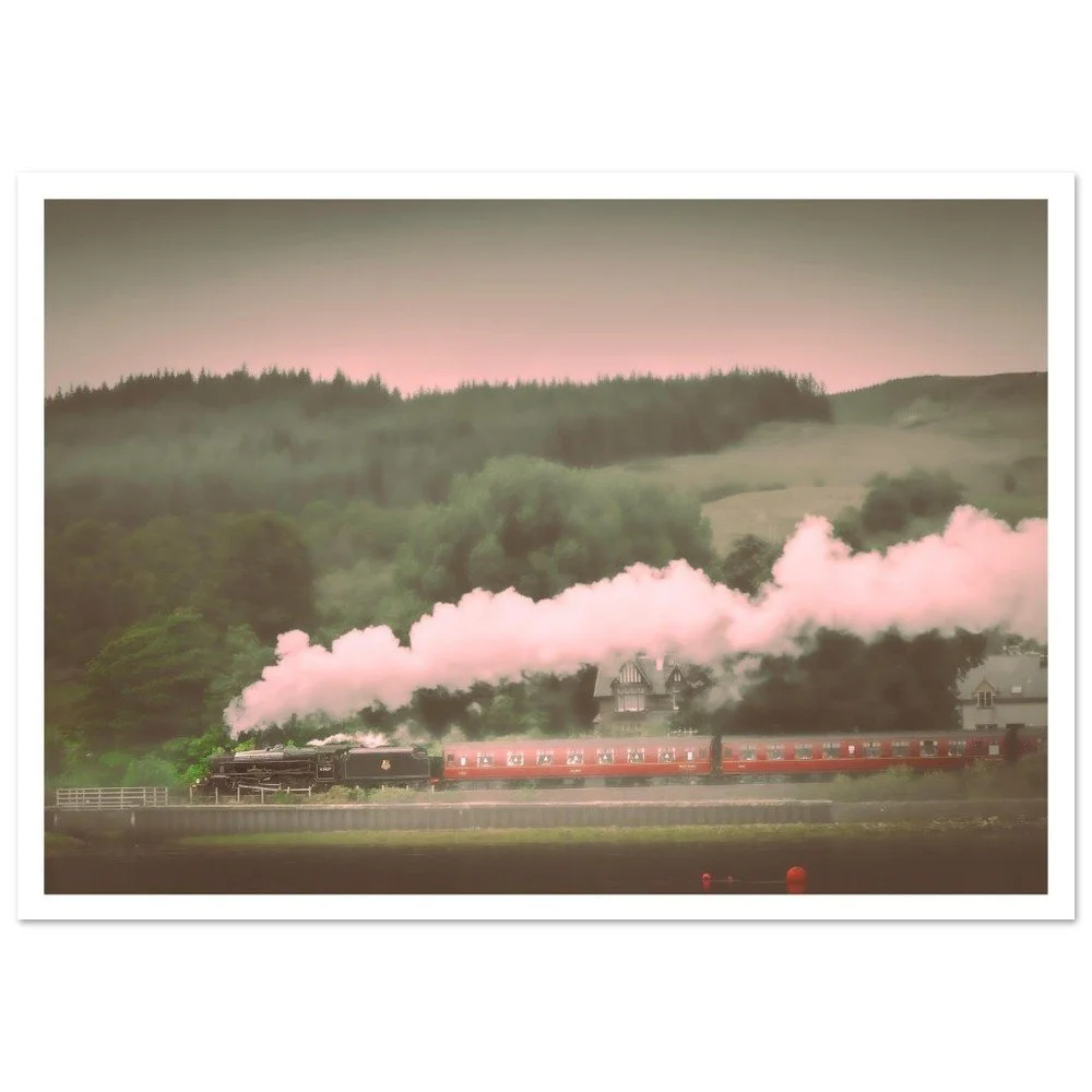 Jacobite Steam Train Fine Art Photograph A2