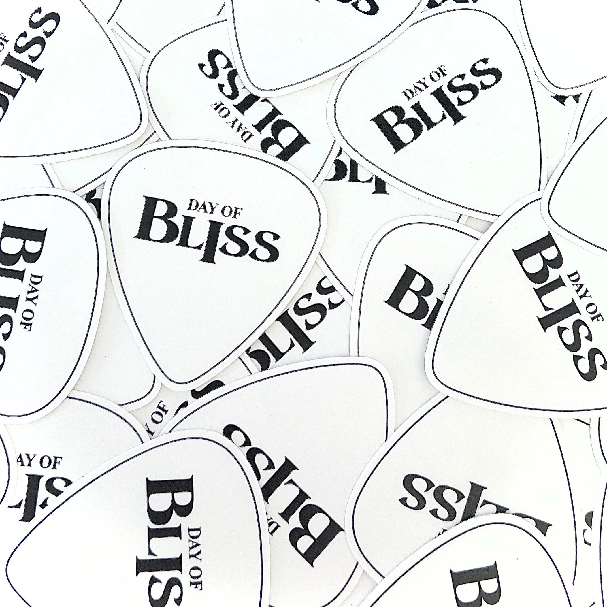 Day of Bliss - Guitar Pick Sticker