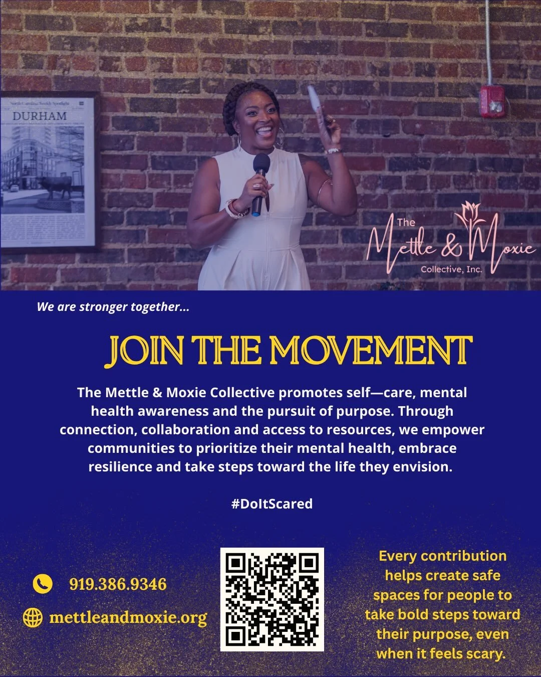 What if one small act of courage could help change someone&rsquo;s life? 

That&rsquo;s exactly what we&rsquo;re building with the Courageous Action: Do It Scared Conference, spaces where people can show up, grow, network, and step into their purpose