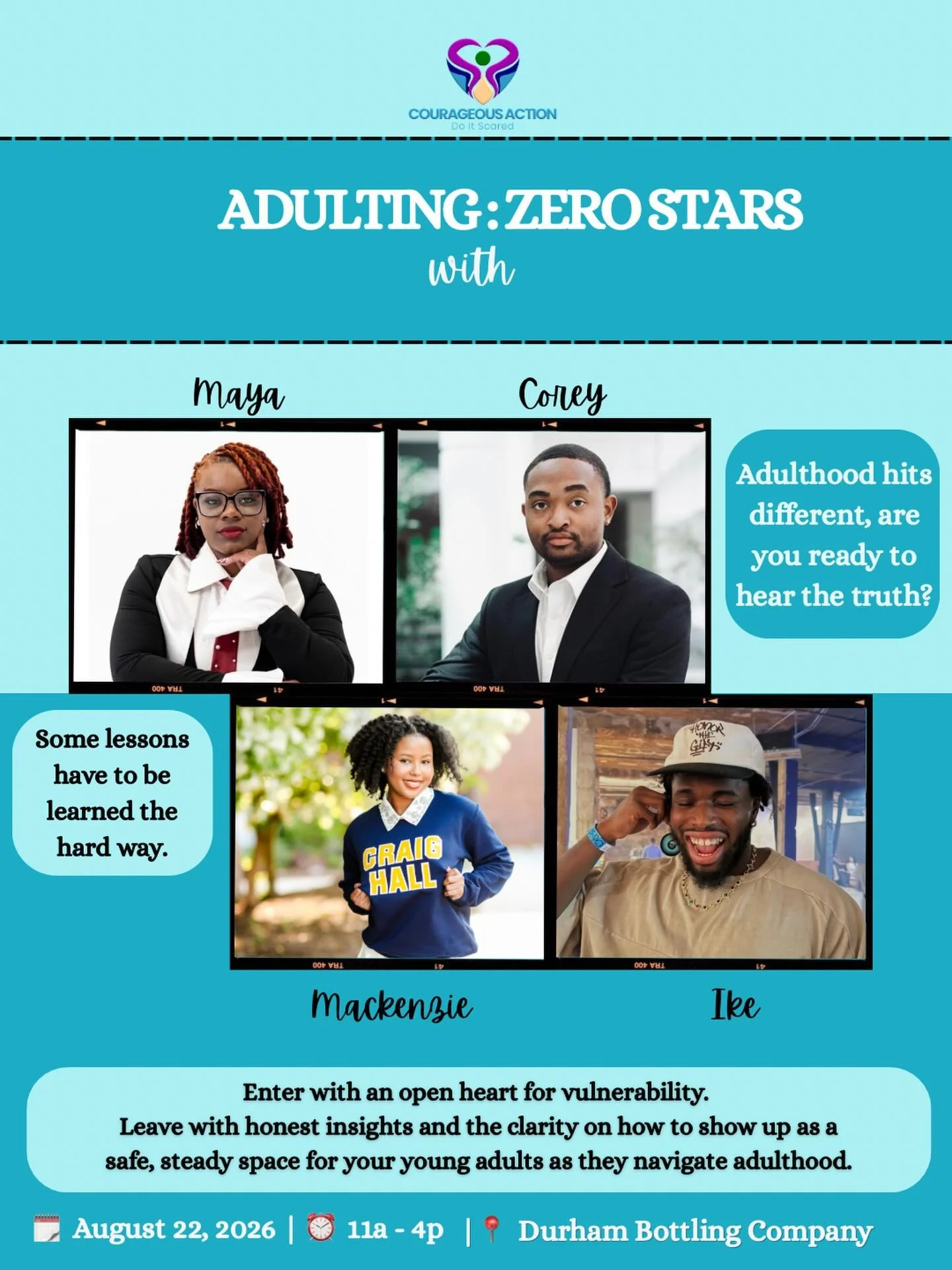 What does it look like to chase your purpose while still figuring it out? Maya, Corey, Mackenzie and Ike represent the next generation of leaders and dreamers and they&rsquo;re taking over the conference stage to discuss just that!

These young adult