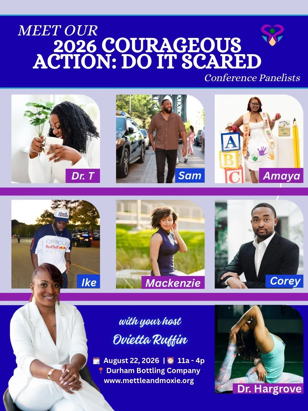 Big, transparent conversations with impactful, yet vulnerable people&hellip;the 2026 Courageous Action: Do It Scared Conference lineup is 🔥🔥🔥🔥

Every person bringing their voice has a story rooted in resilience, growth, and purpose. From mental h