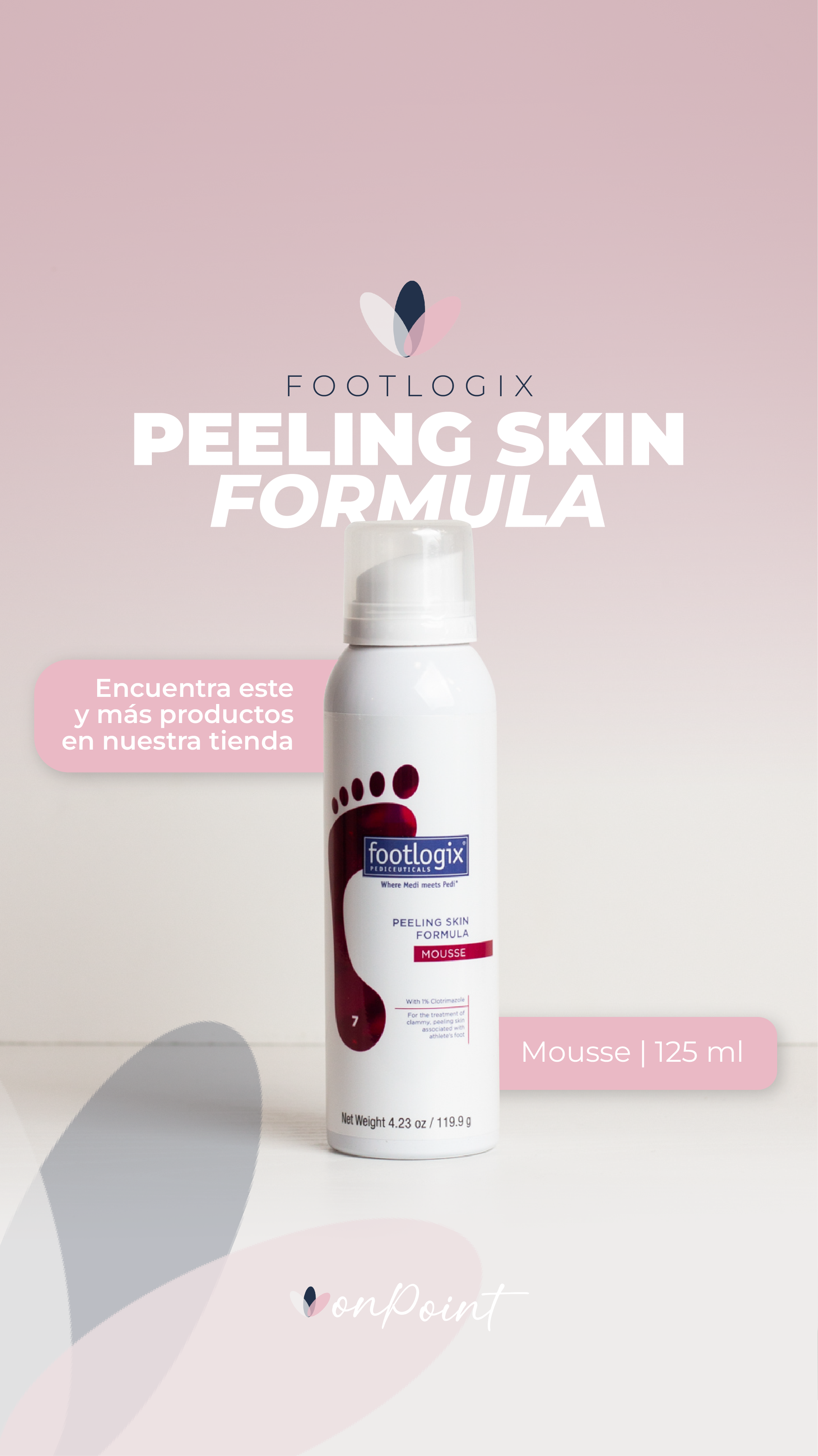 Peeling cream mouse Footlogix