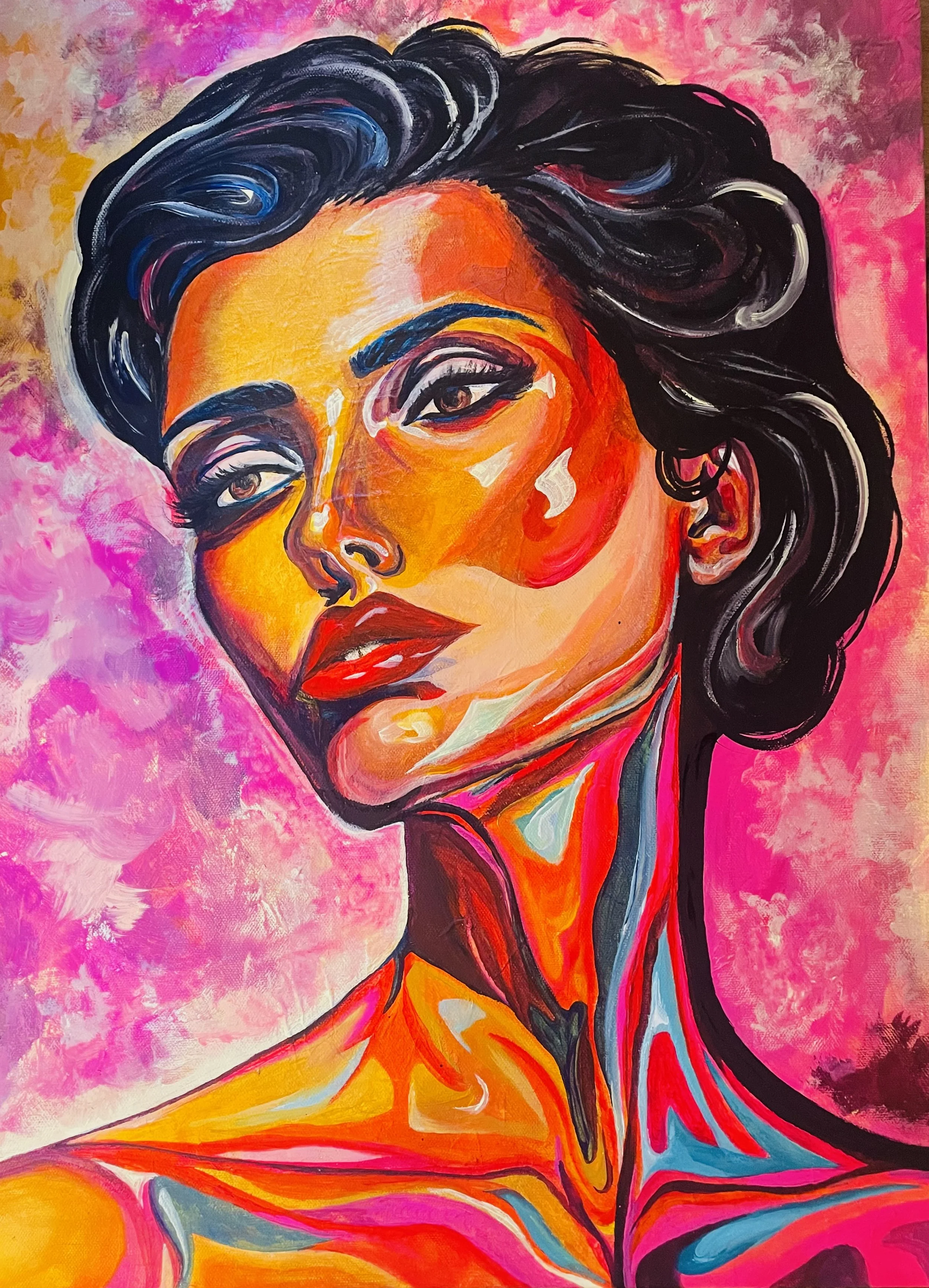 Colorful Madame Print