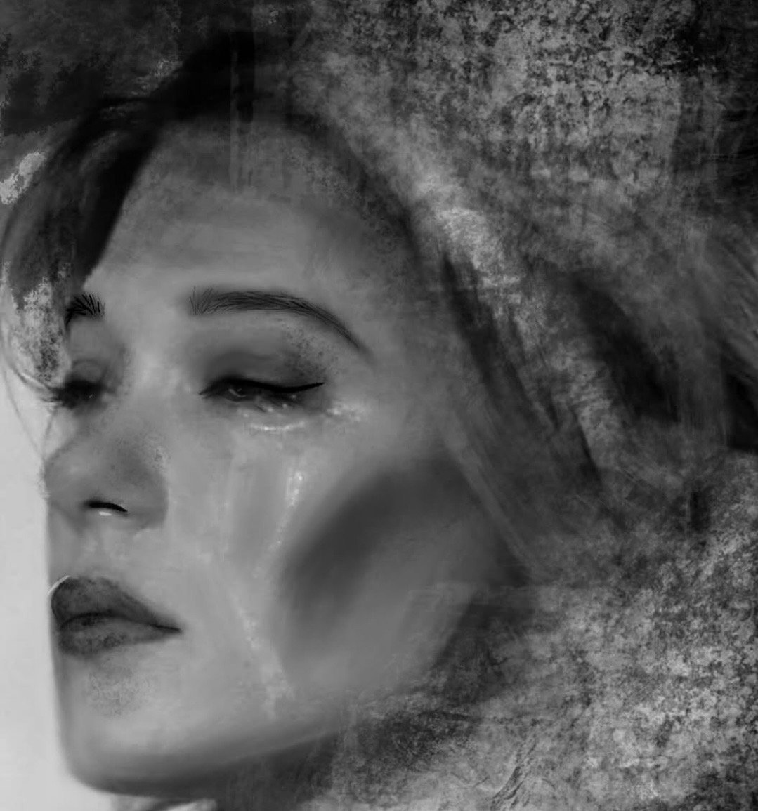 Sad Woman Print