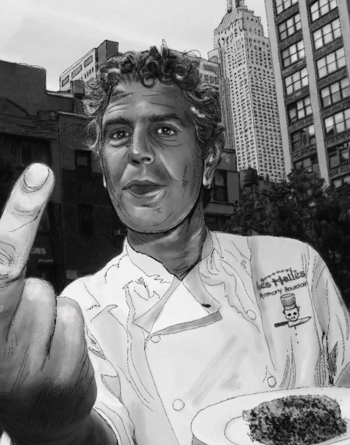 Mr. Bourdain Print