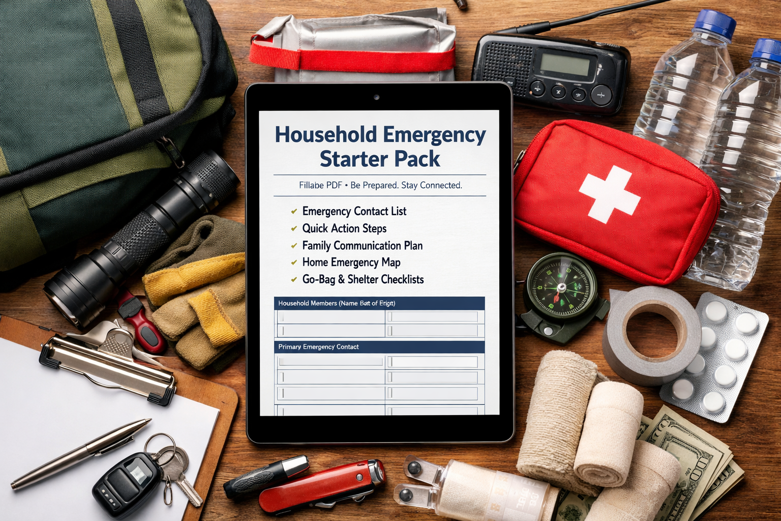 Household Emergency Starter Pack