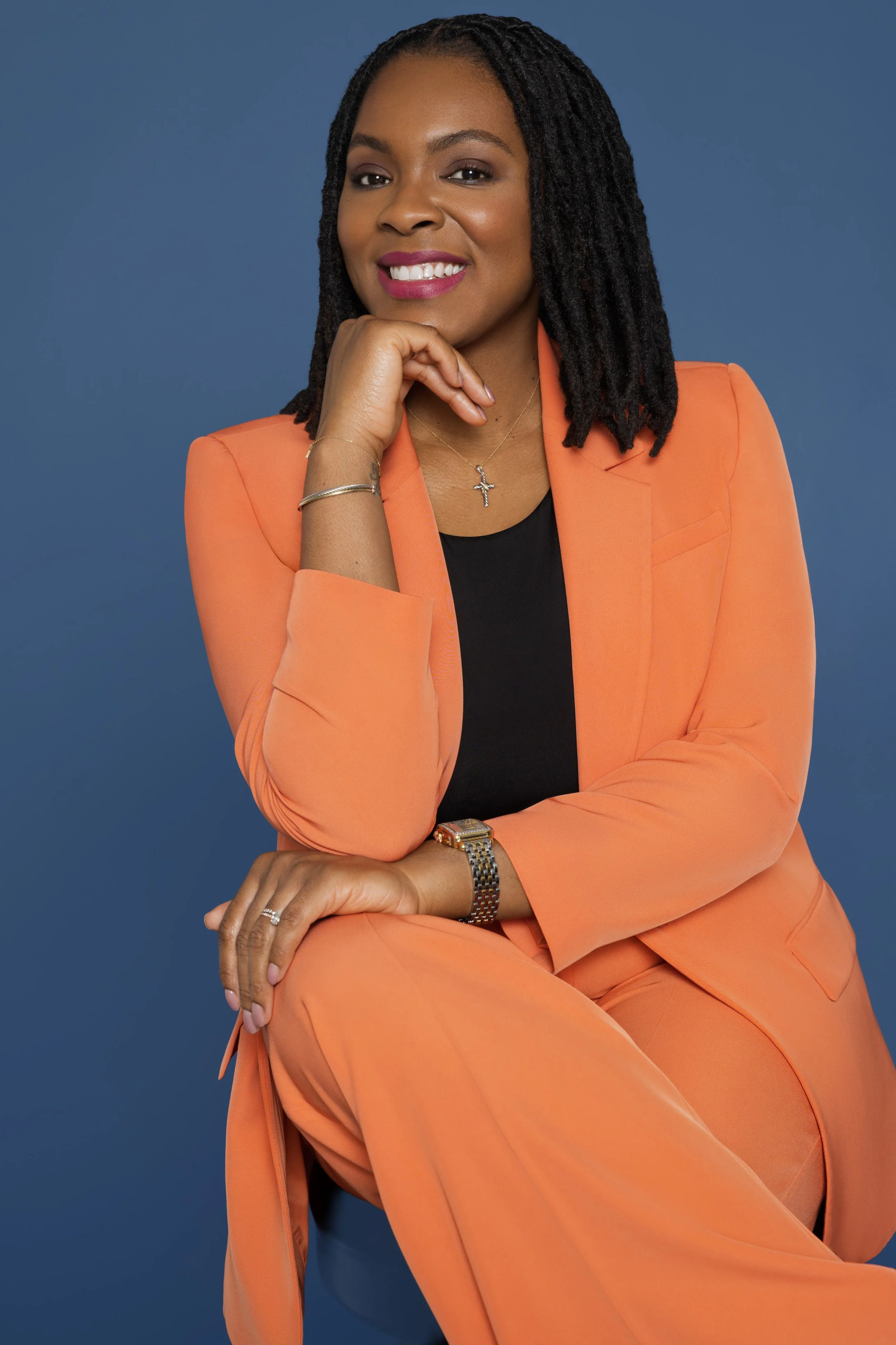 Picture of Purpose Doula Founder, Rachel D. Latimore sitting