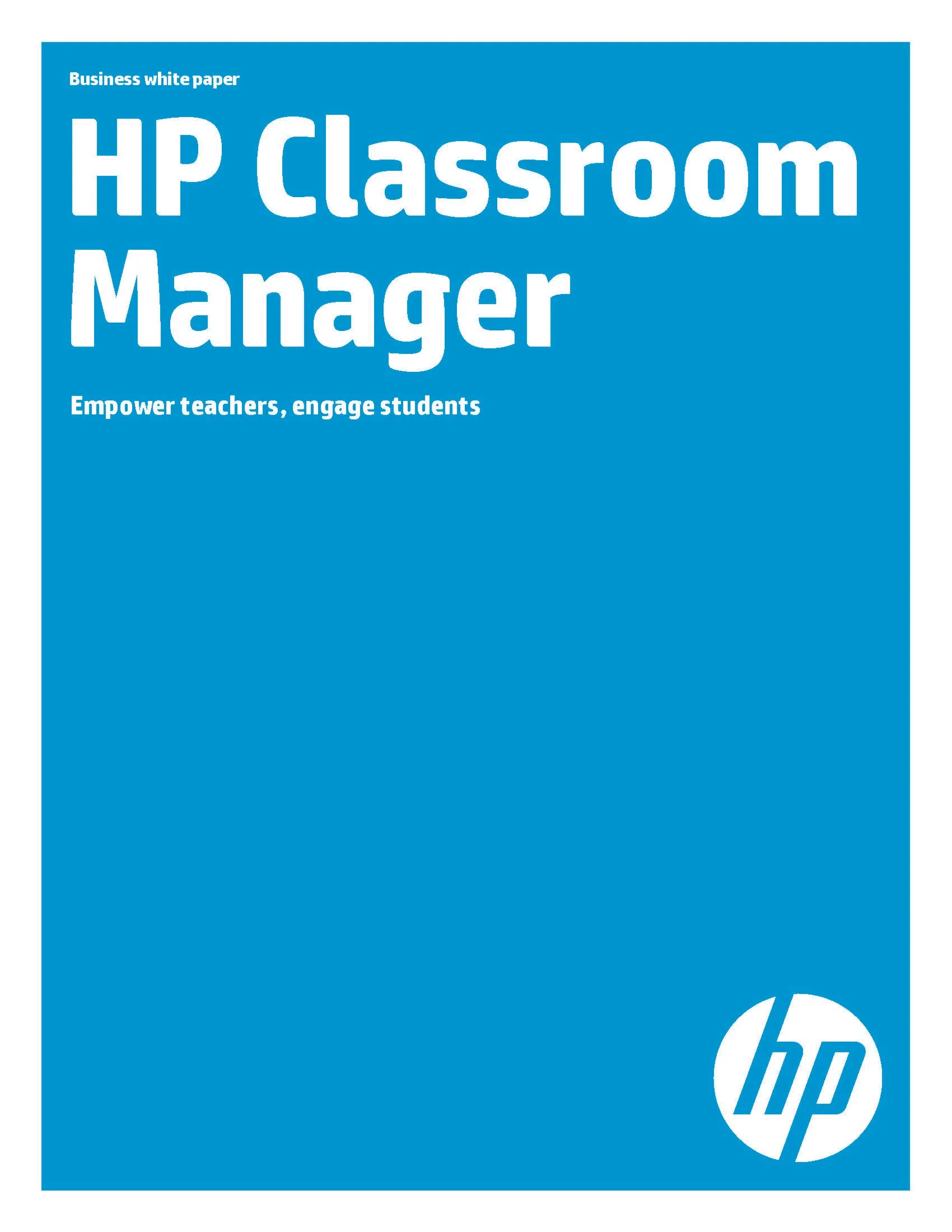 HP: Classroom Manager