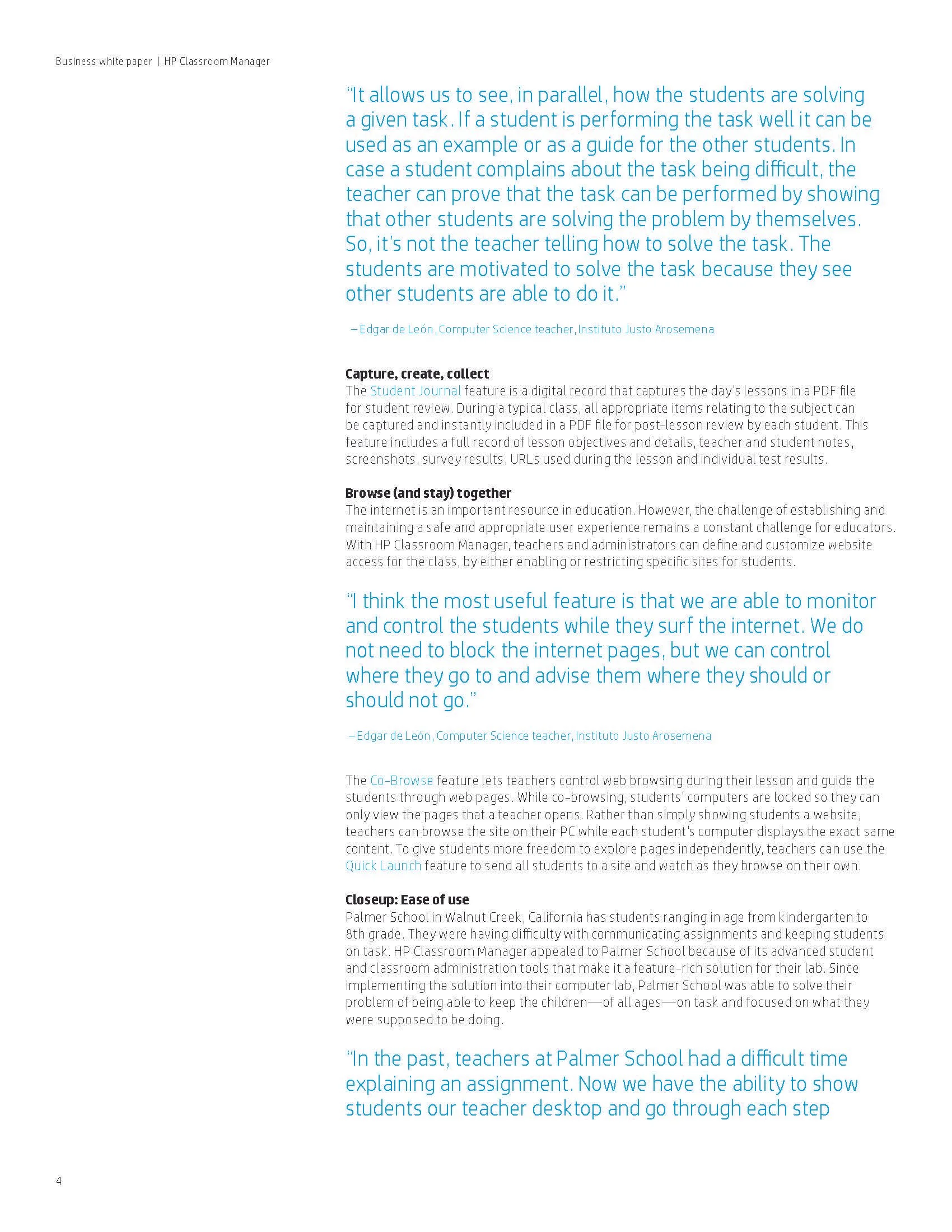 HP: Classroom Manager