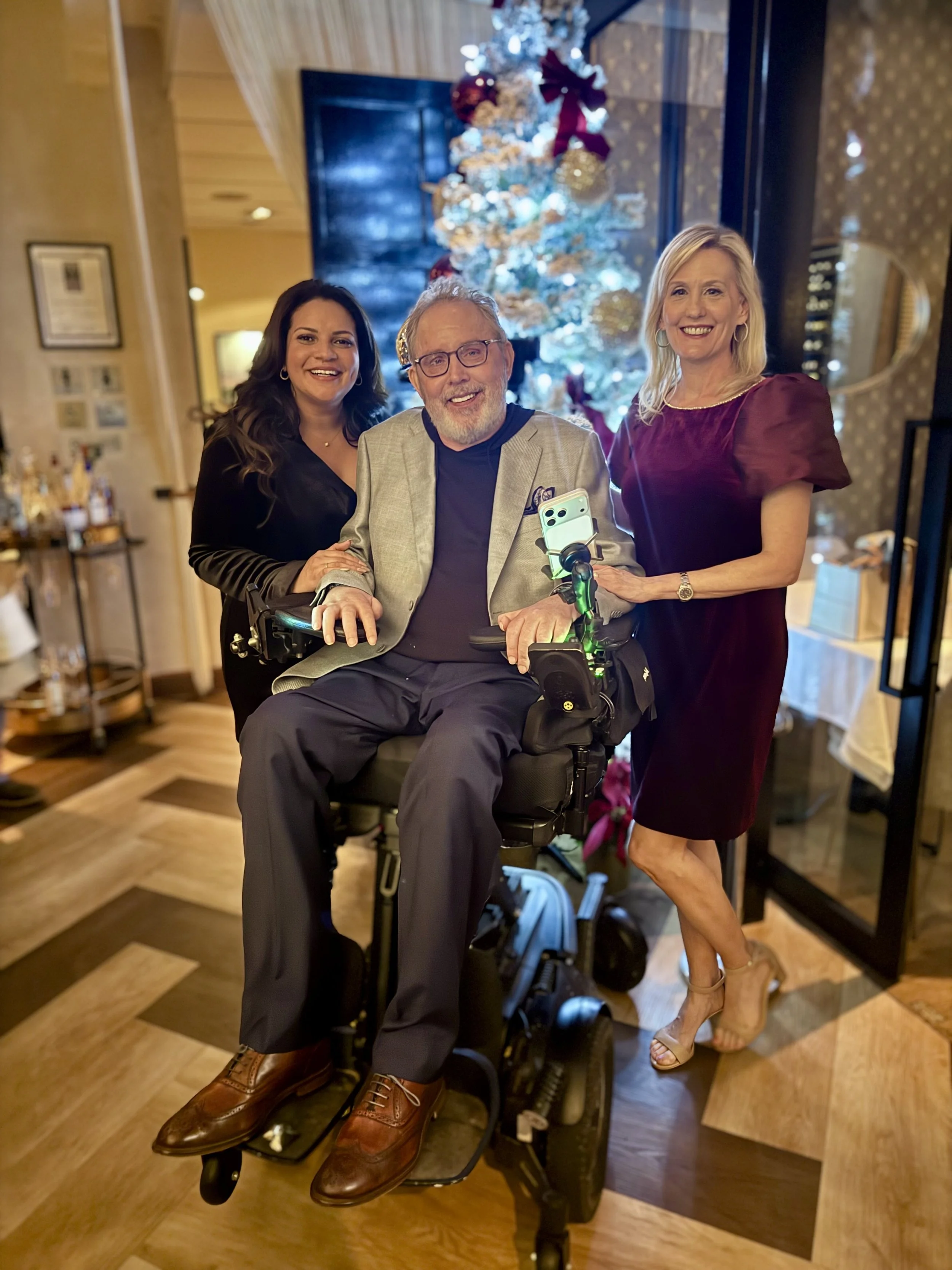 The Pool Lawyer team: Toby Cole, Mary Allen Ramprasad, and Kaye McCullum.