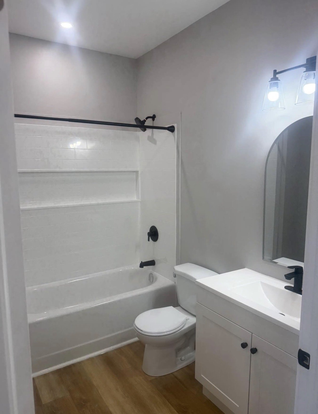 Bathroom 1 with bath tub and shower