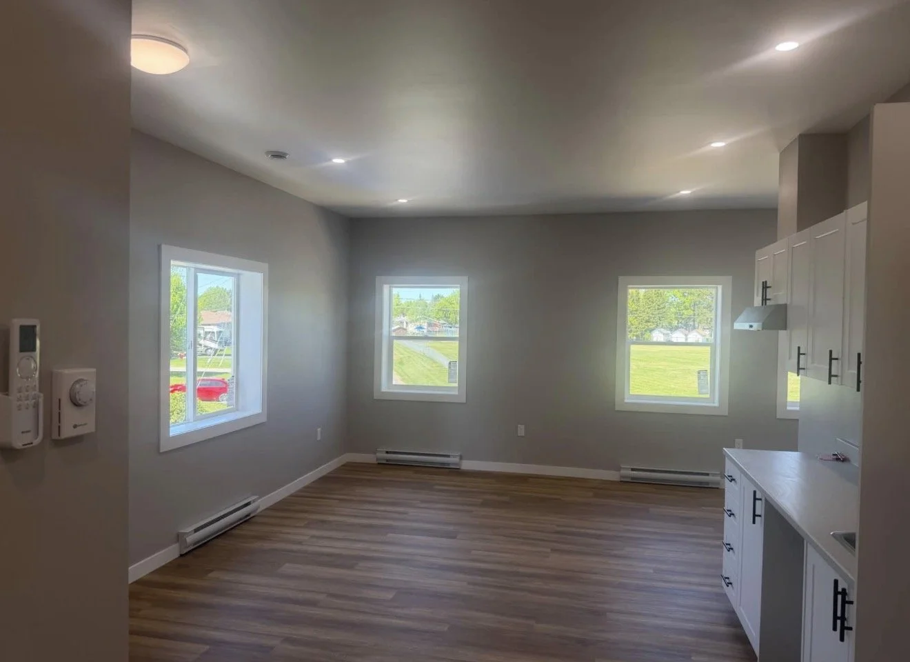 Main Space with Kitchen & Living Room