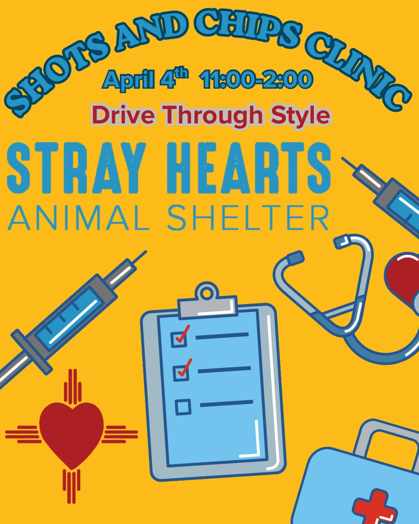 Free Shots &amp; Chips Clinic 🐾💉✨

Keeping your pets safe shouldn&rsquo;t cost a thing. Join us for FREE vaccines and microchips&mdash;because every pet deserves protection, a healthy life, and a way back home if they ever get lost ❤️🐶🐱

Show up,