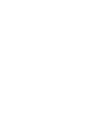 White outline of a leaf on a black background.